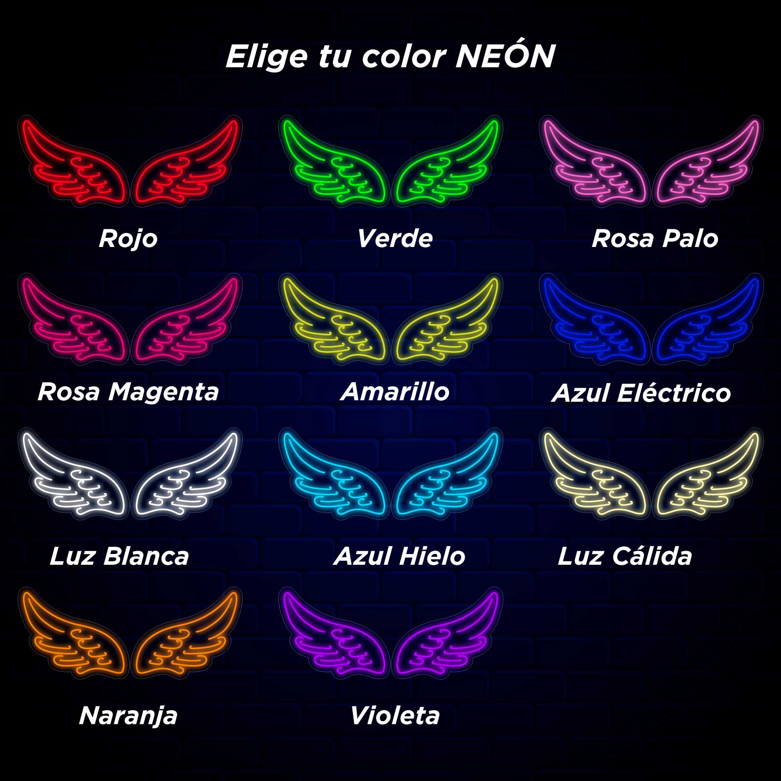 Letreiro Néon Asas de anjo - Miniatura 8