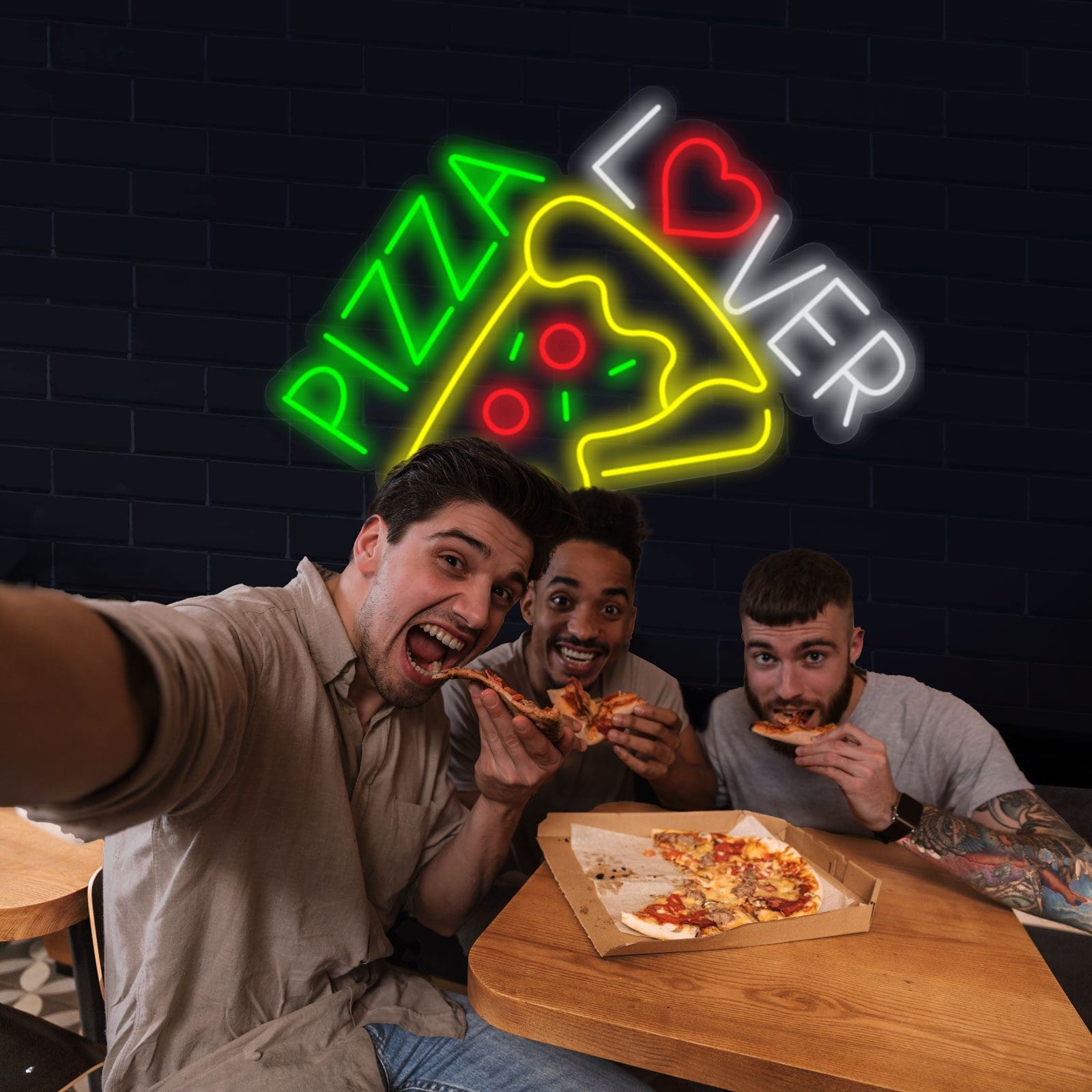 Amante de Pizza Néon - Miniatura 9