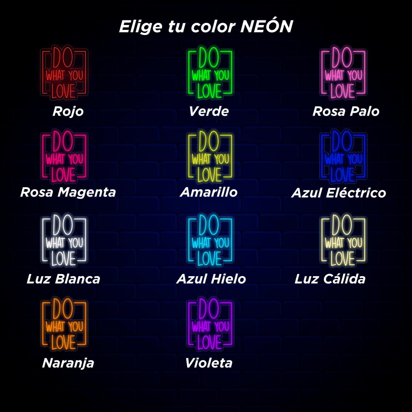 Néon Do What You Love - Miniatura 6