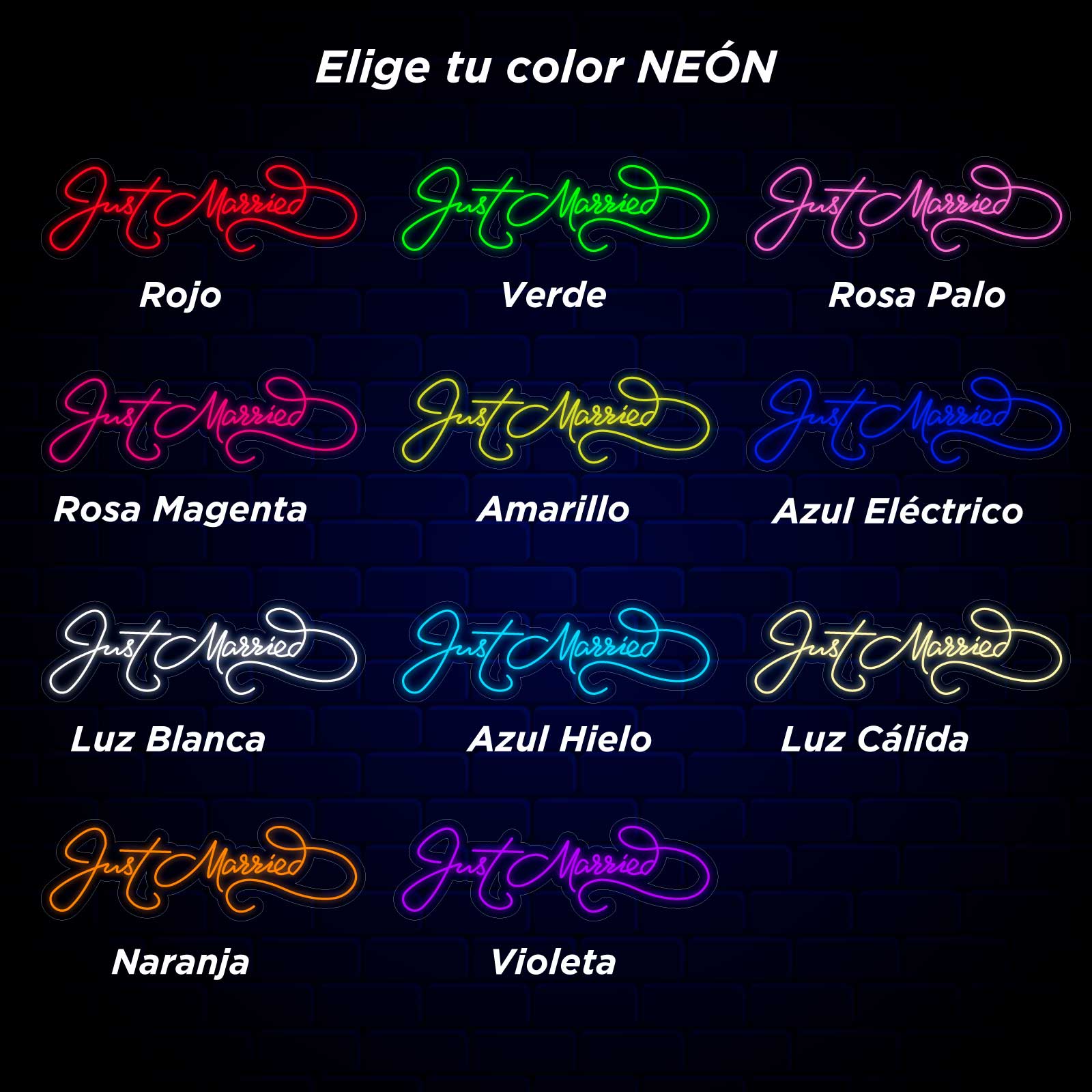 Néon Acabados de Casar - Miniature 9