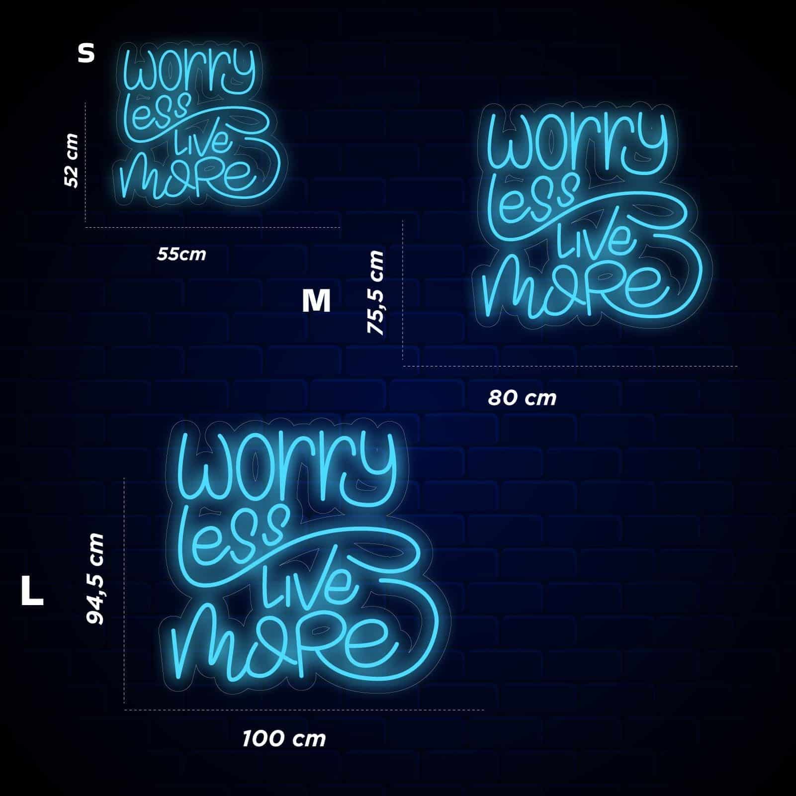 Néon Worry Less, Live More - Miniature 6