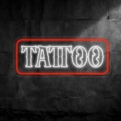 Letreiros de Tatuagem em Néon