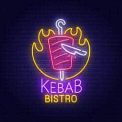 Letreiros Néon para Kebab