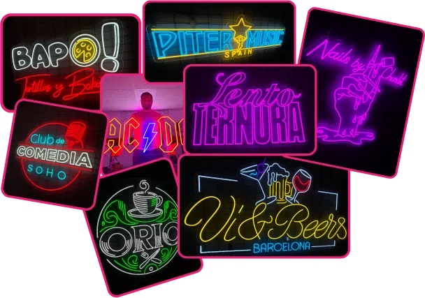 Logo d’entreprise en néon LED personnalisé