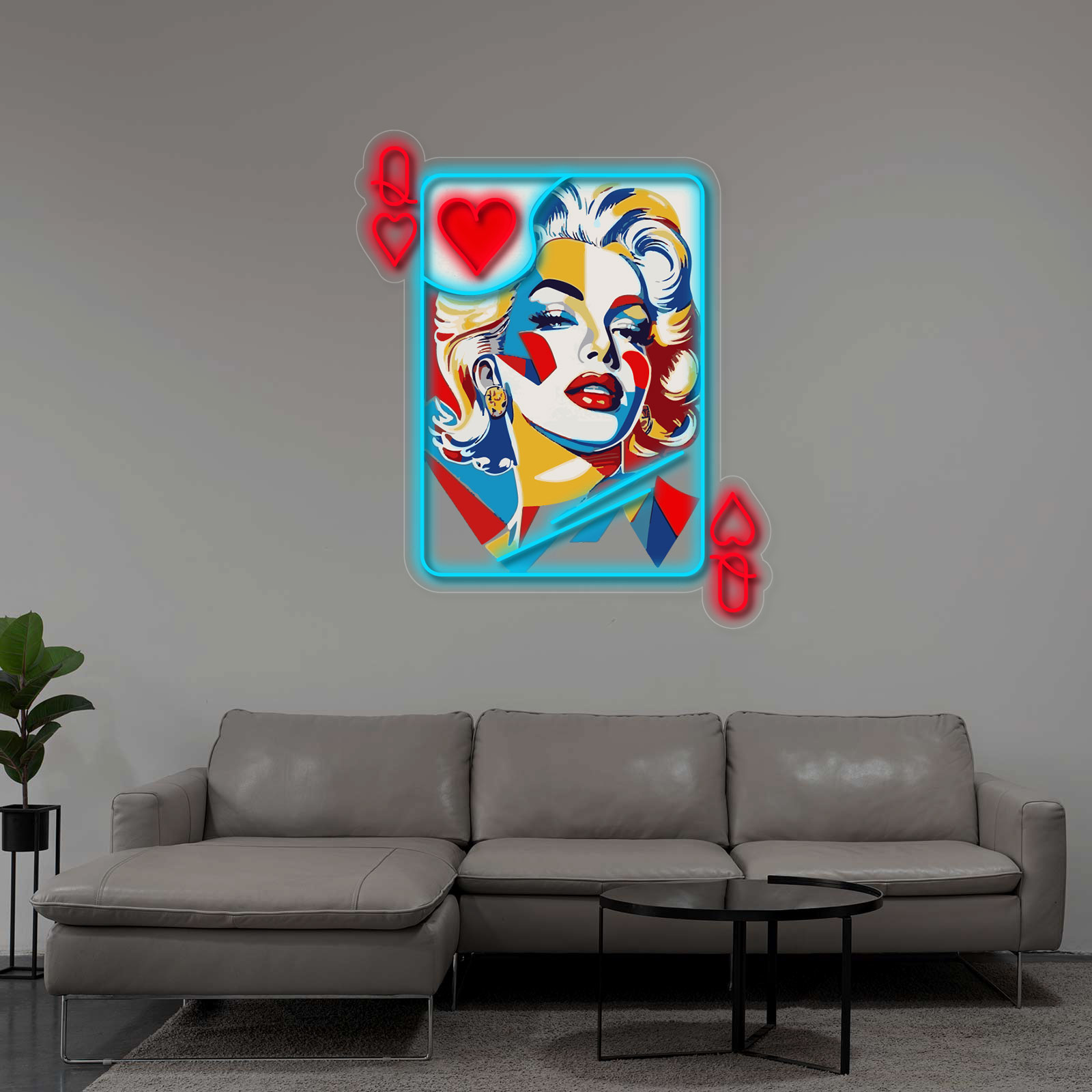 Placa de Néon Marilyn - Miniatura 1