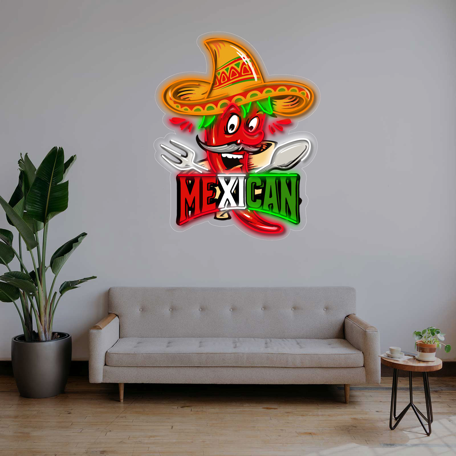 Letreiro de Néon Mexicano - Miniatura 1