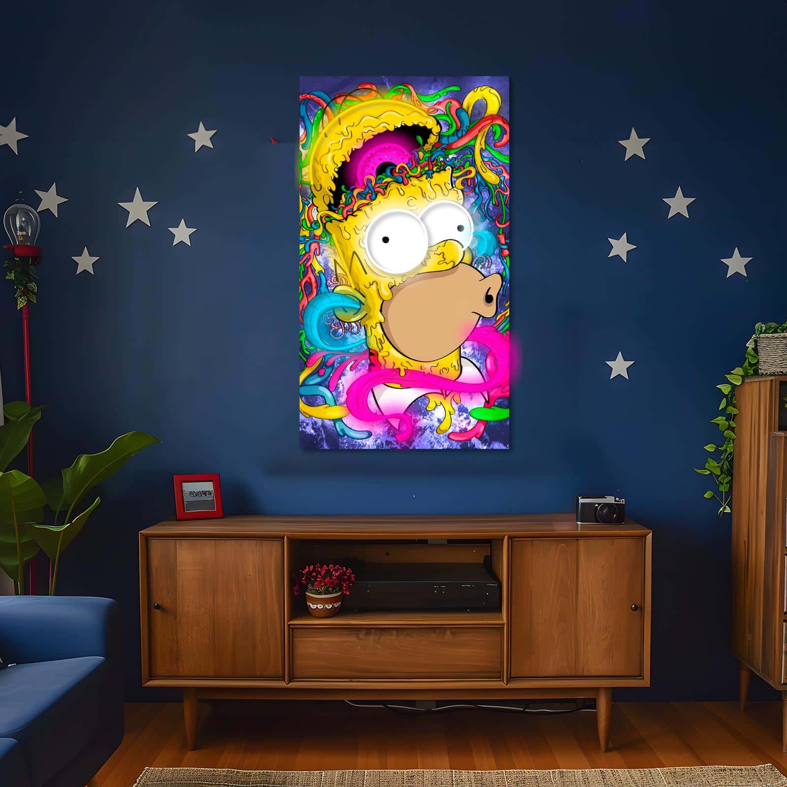 Quadro Néon Abstract Homer - Miniatura 1