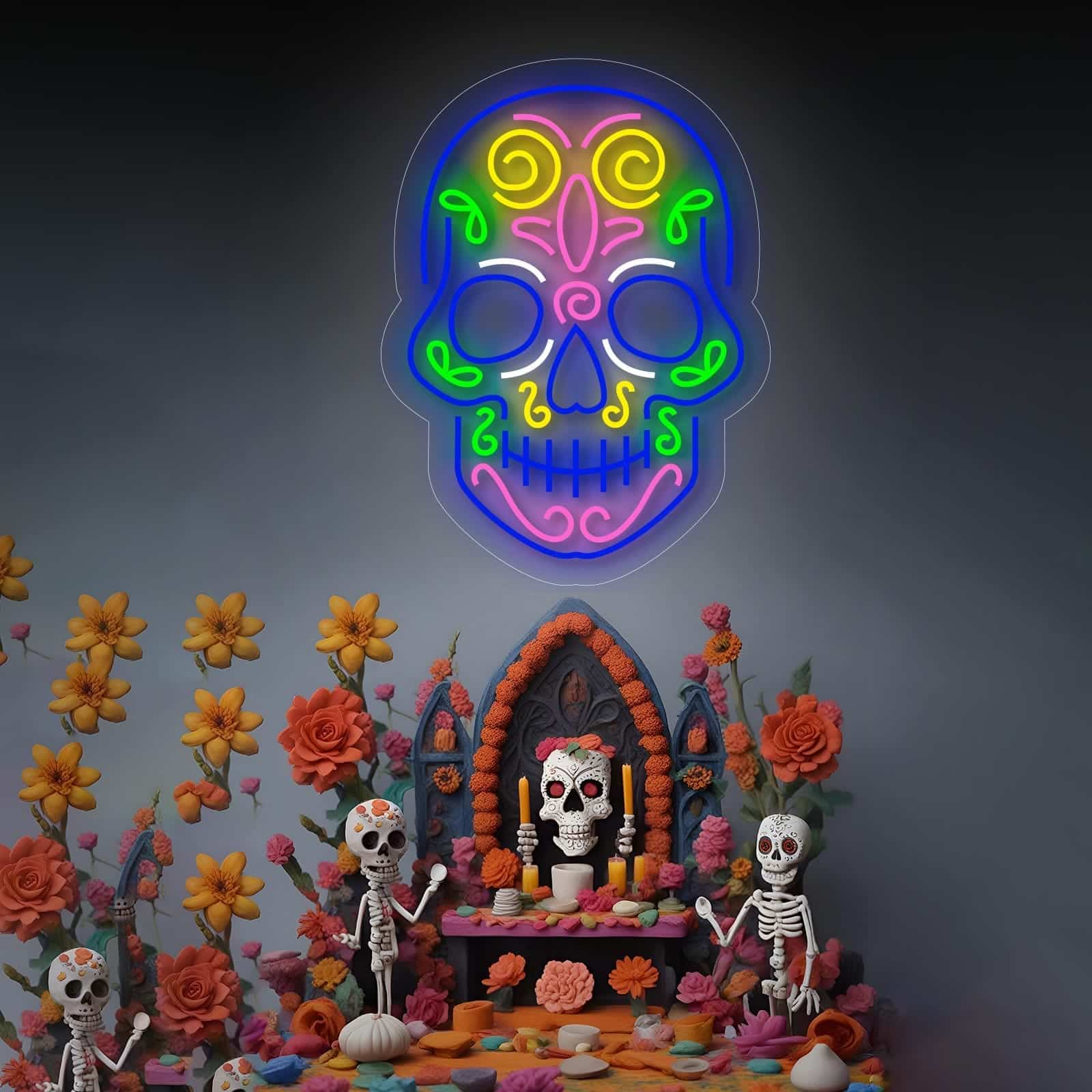 Calavera Néon - Miniature 1