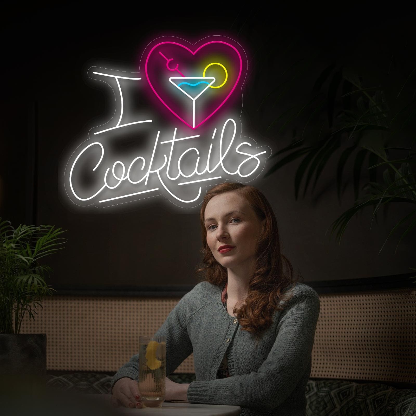 Néon J'aime les Cocktails - Miniature 1