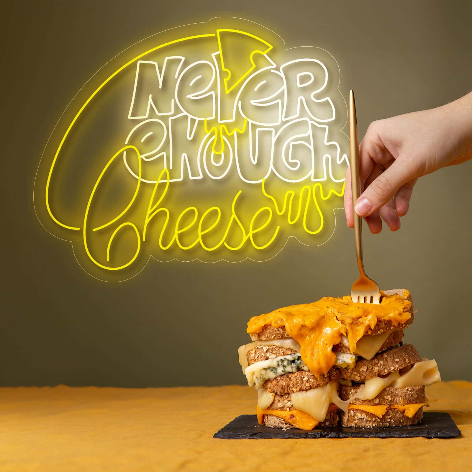 Néon Nunca é Demais Queijo - Miniatura 1
