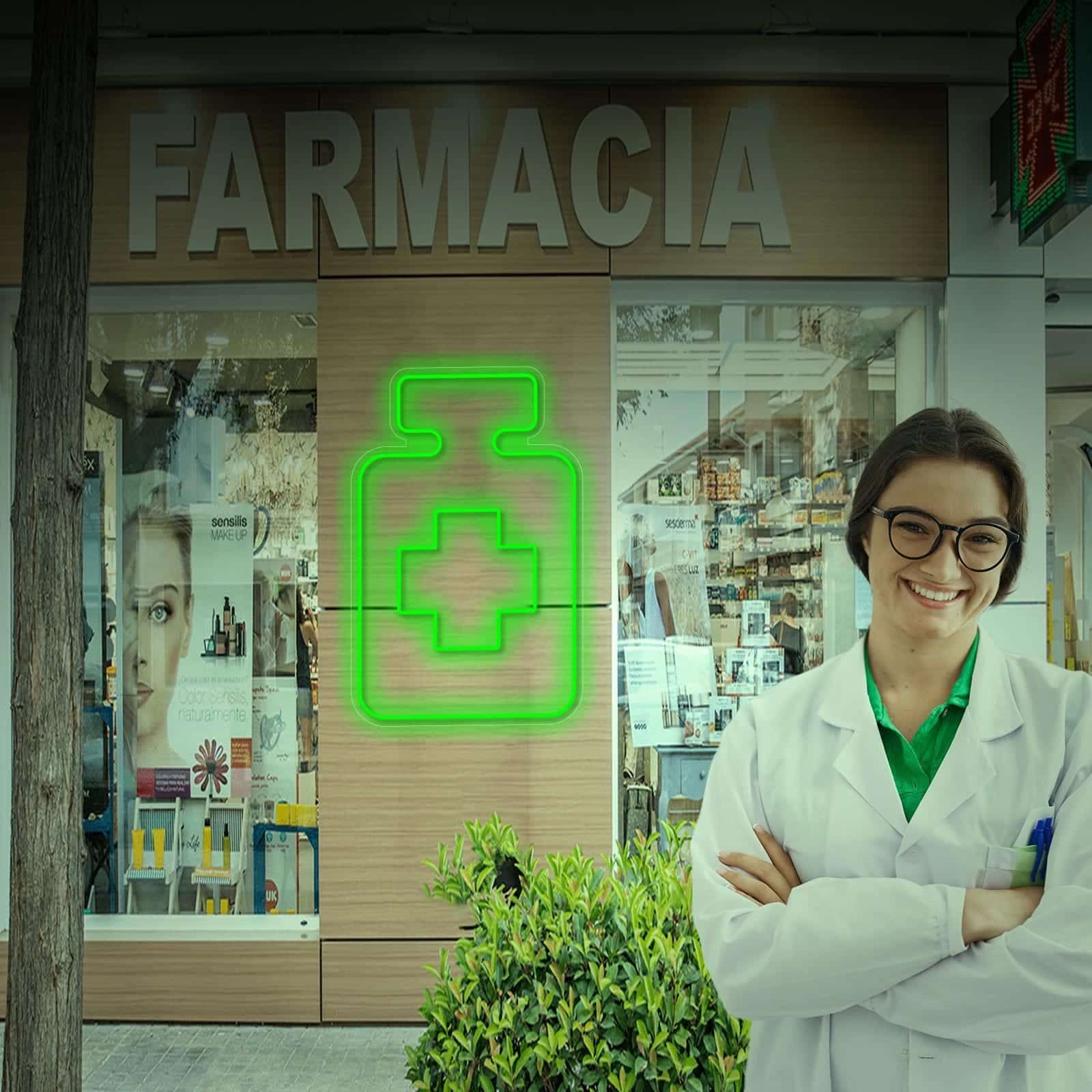 Letreiro Farmácia Néon LED - Miniatura 1