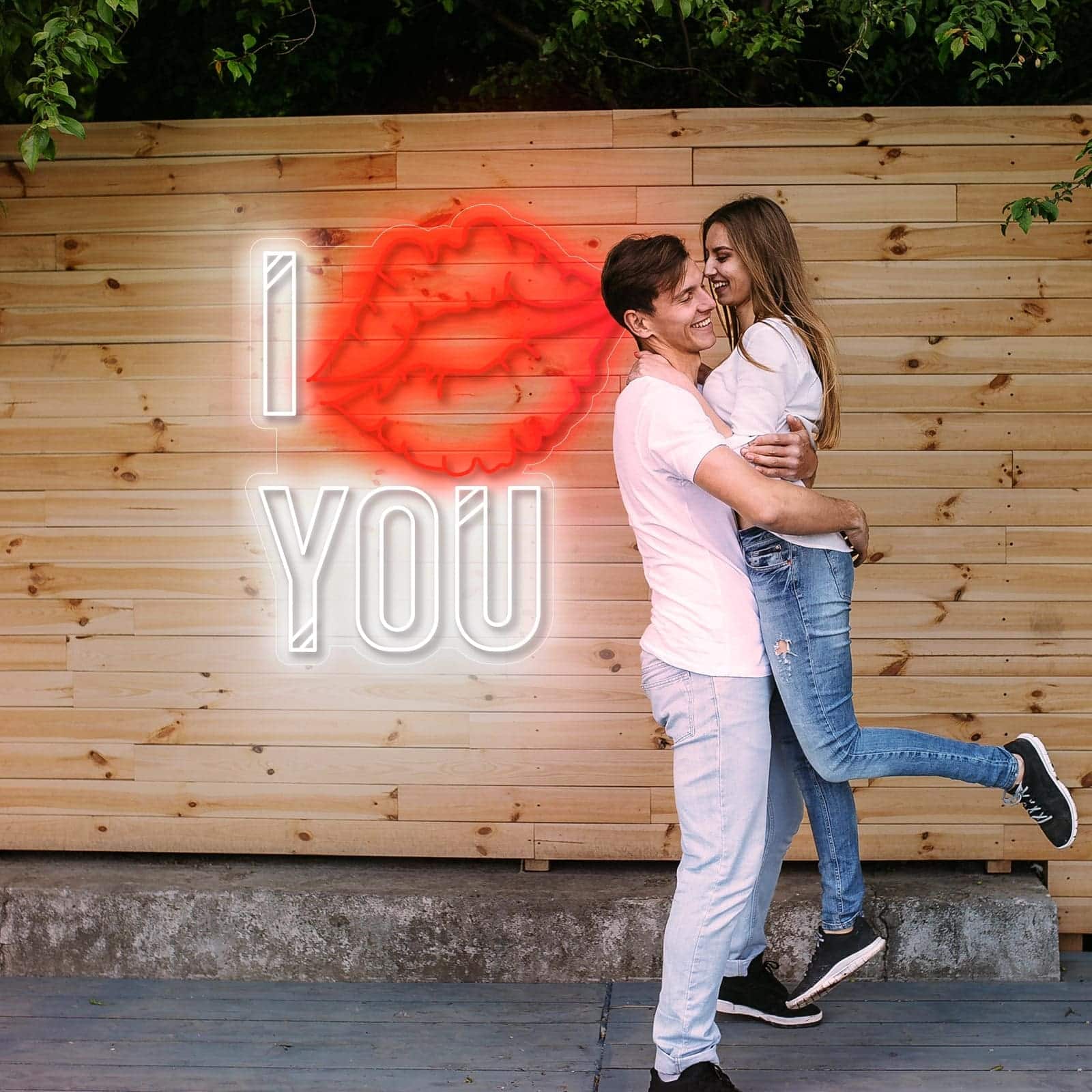 Néon I kiss YOU - Miniatura 1