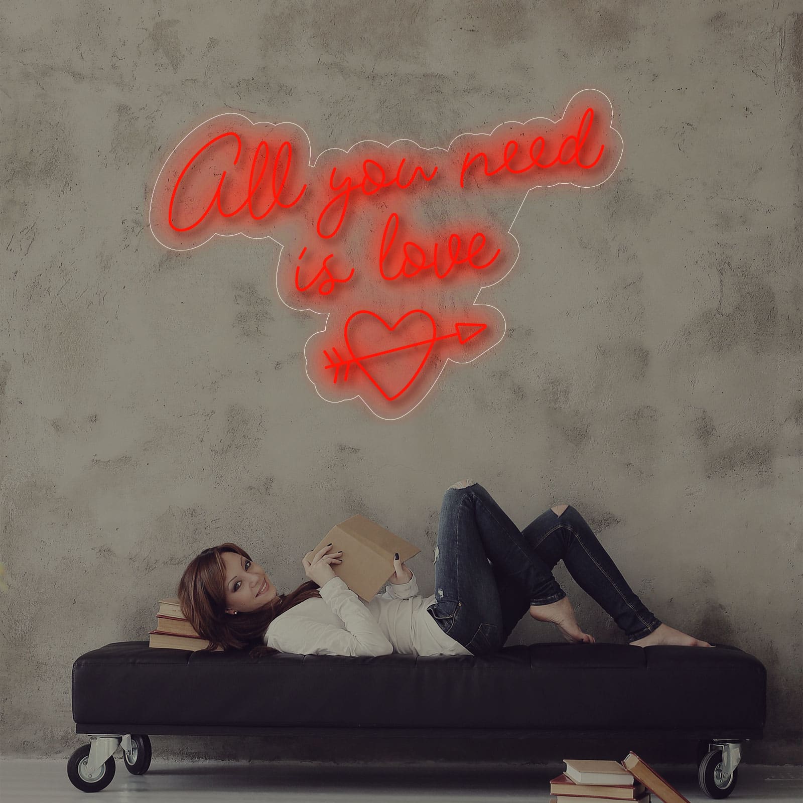 Néon All you need is Love - Miniatura 1