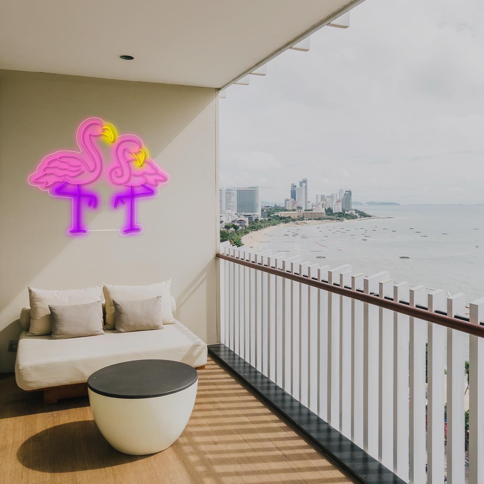 Flamingos de Néon - Miniatura 1