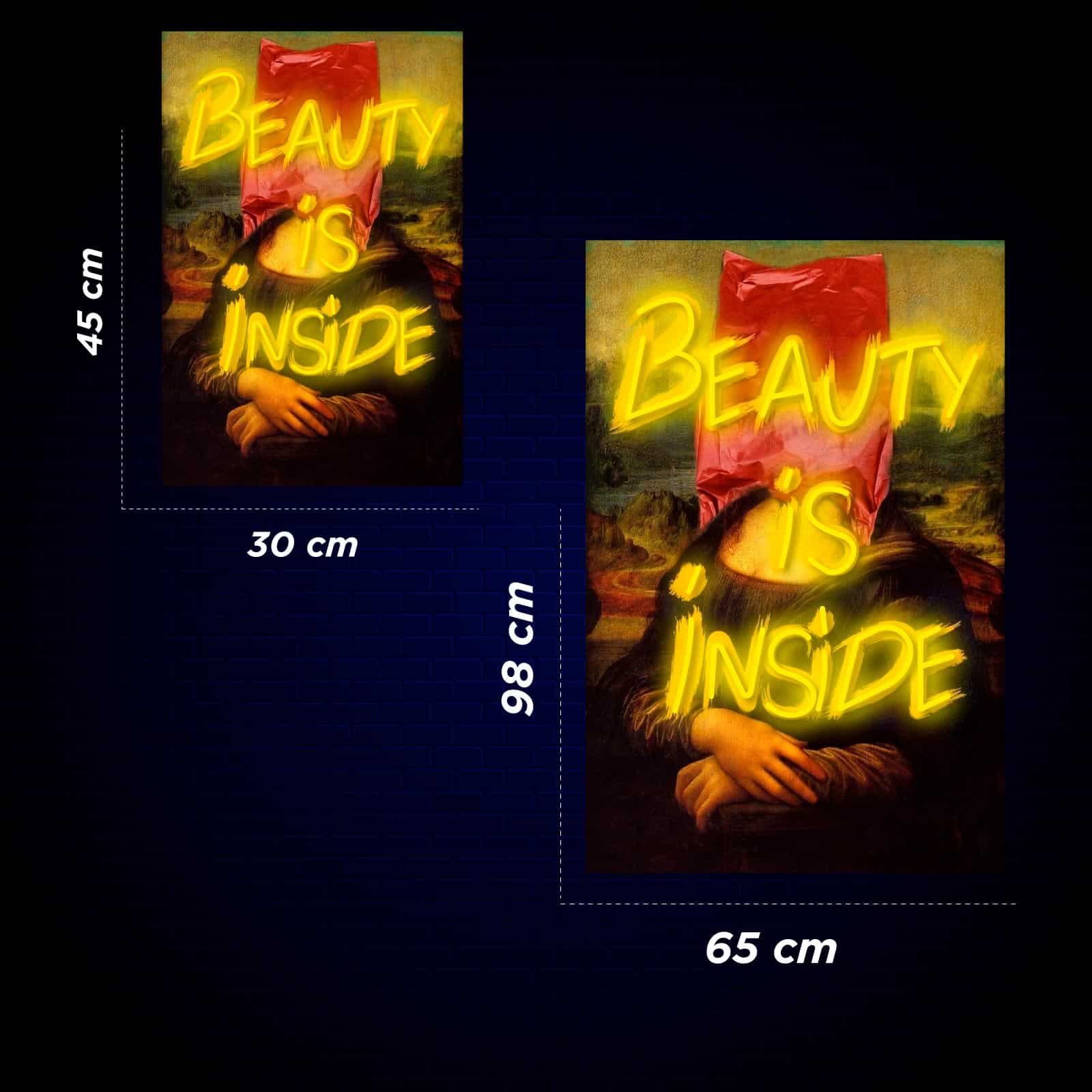 Quadro Néon Beauty is Inside - Miniatura 4