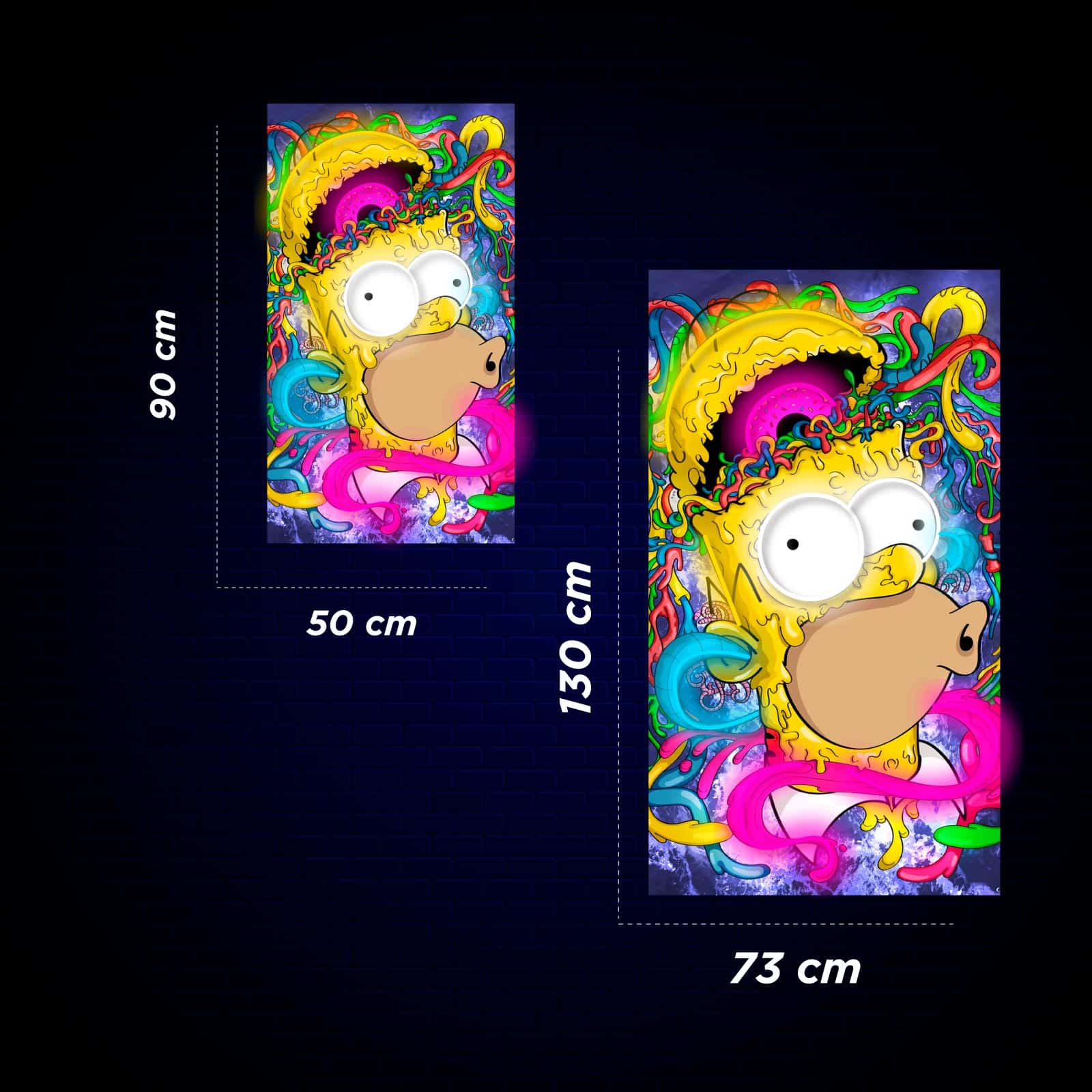 Quadro Néon Abstract Homer - Miniatura 4