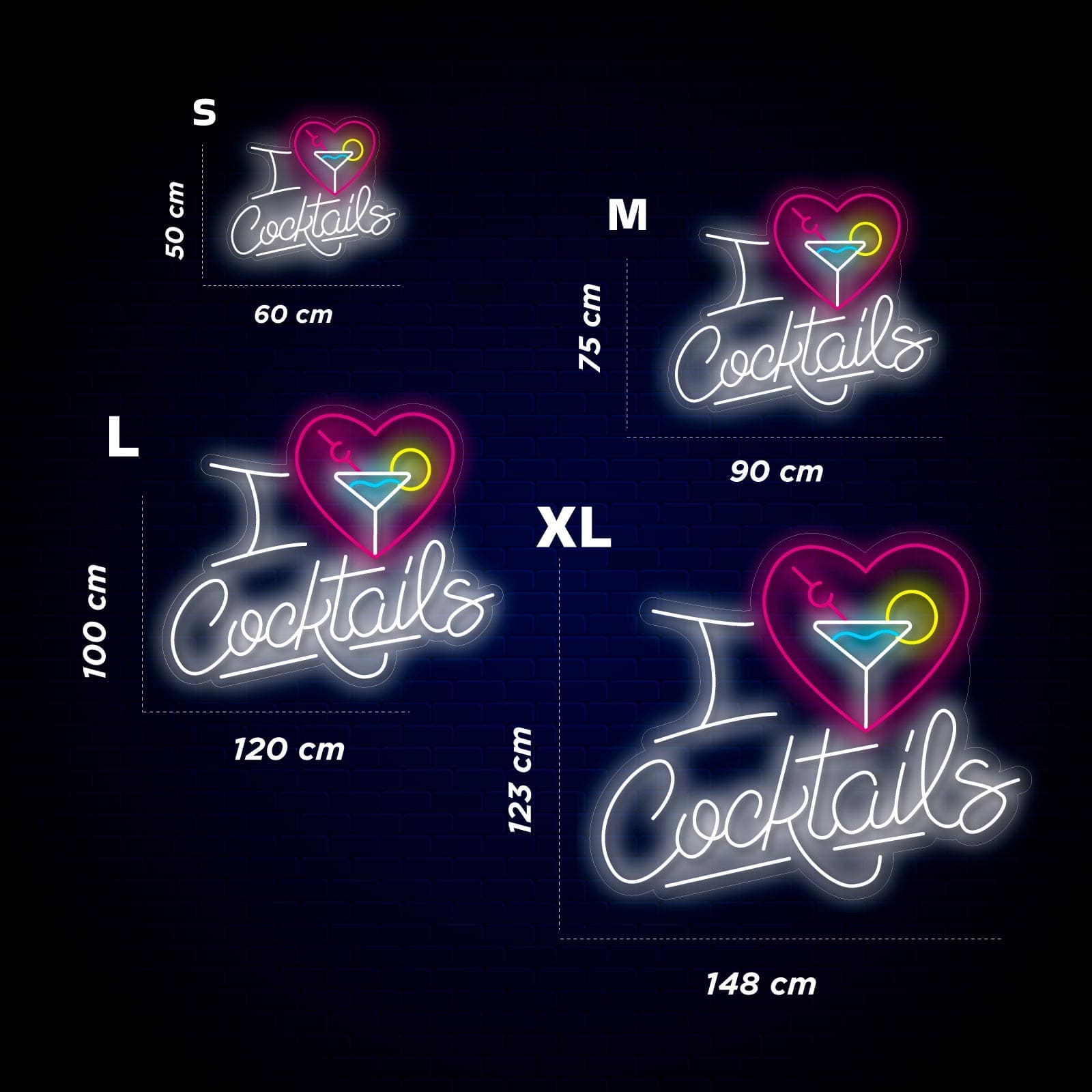 Néon J'aime les Cocktails - Miniature 4
