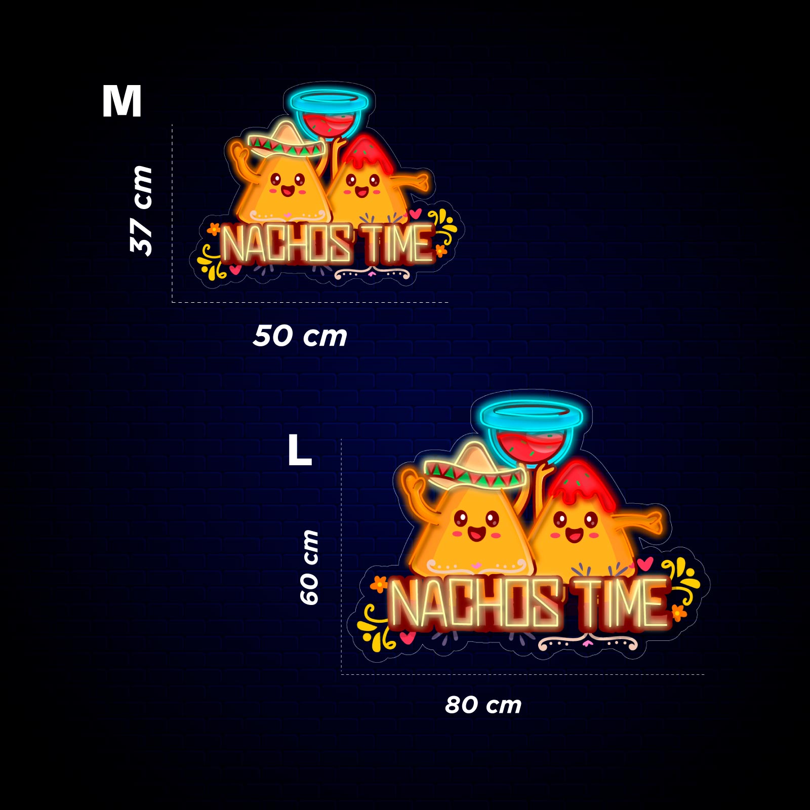 Enseigne Néon NACHOS TIME - Miniature 4