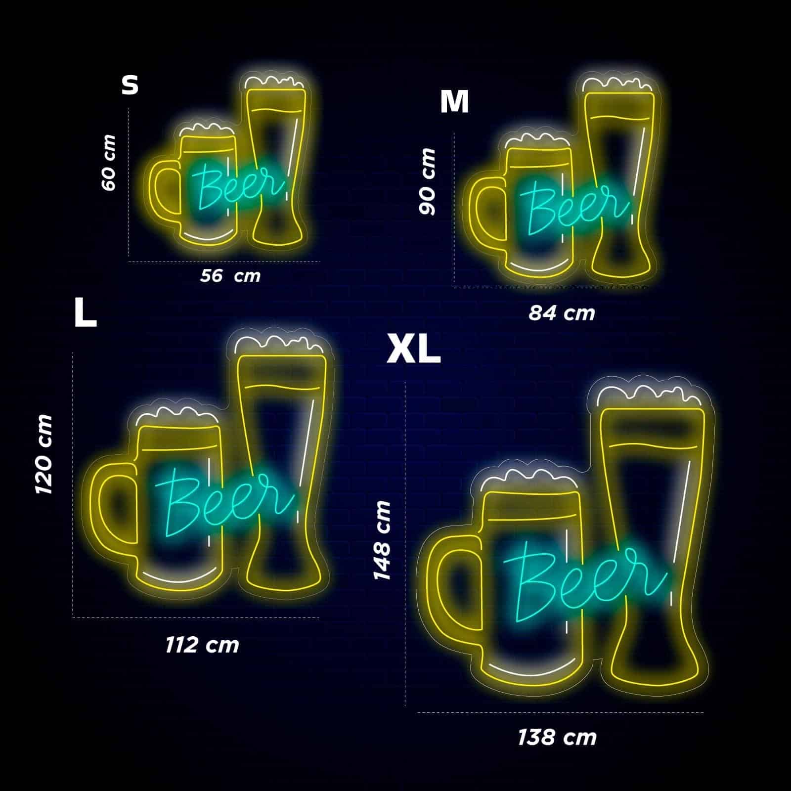 Copo de Cerveja Néon LED - Miniatura 4