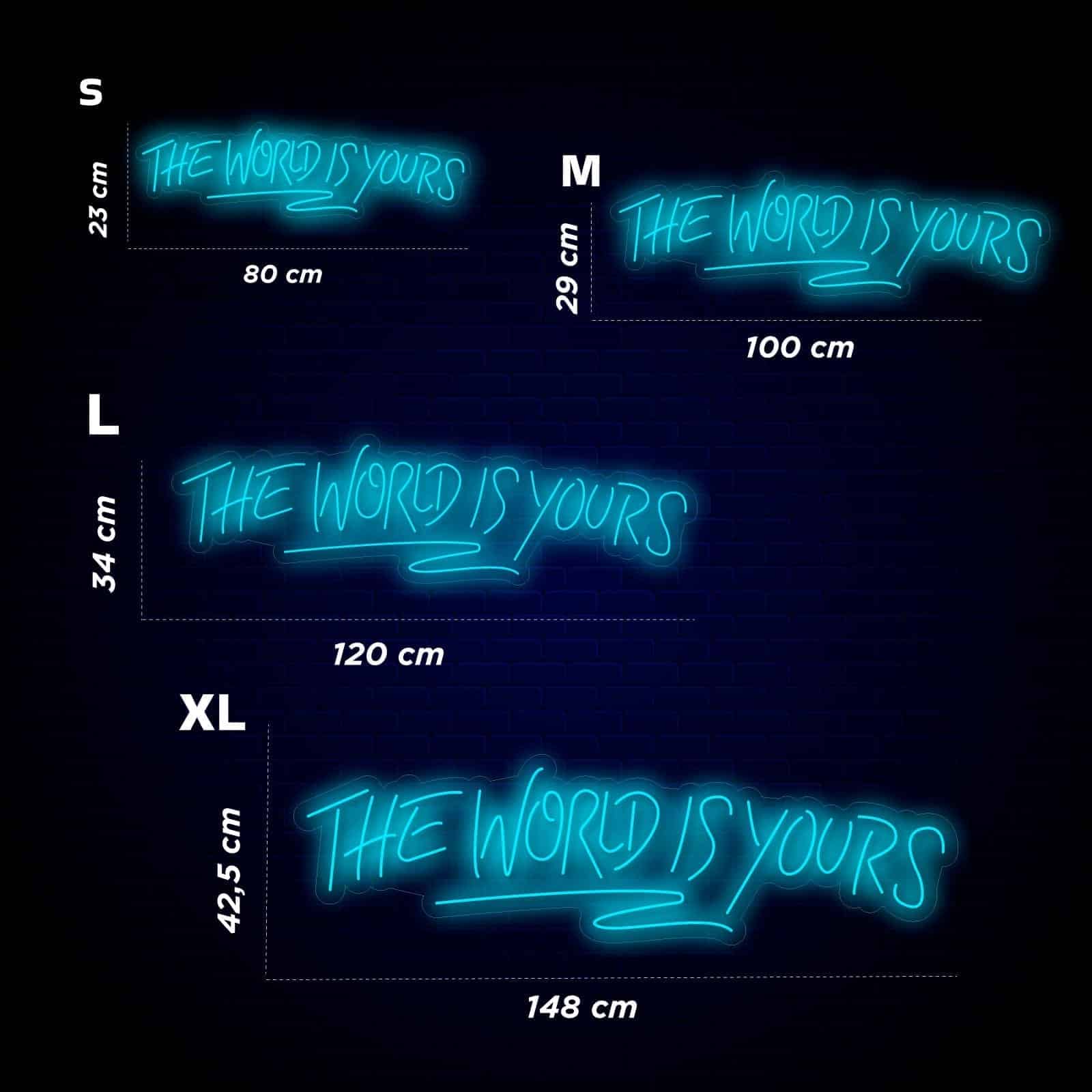 Néon The World is Yours - Miniatura 4