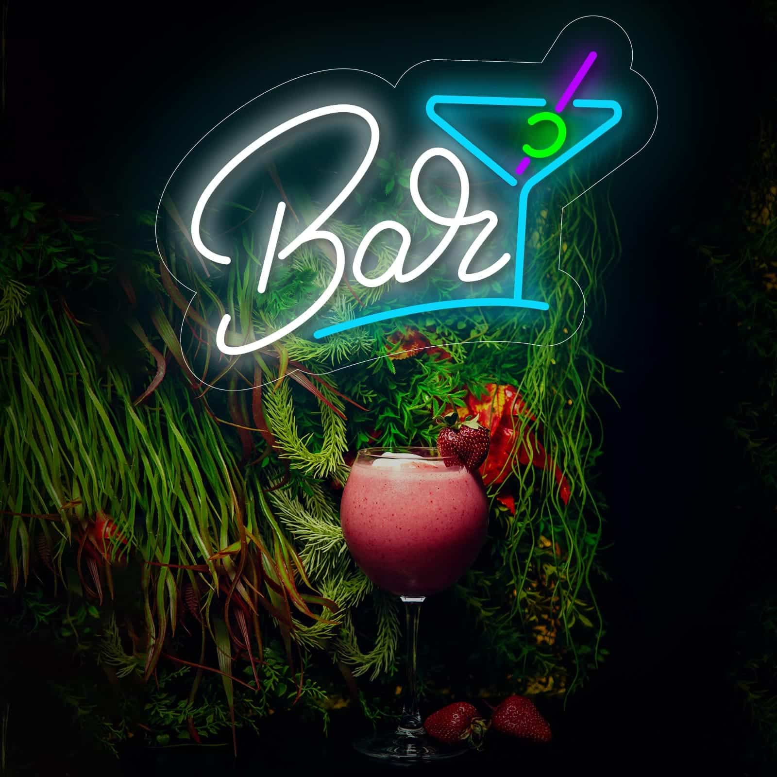 Letreiro de Néon para Cocktails de Bar - Miniatura 1