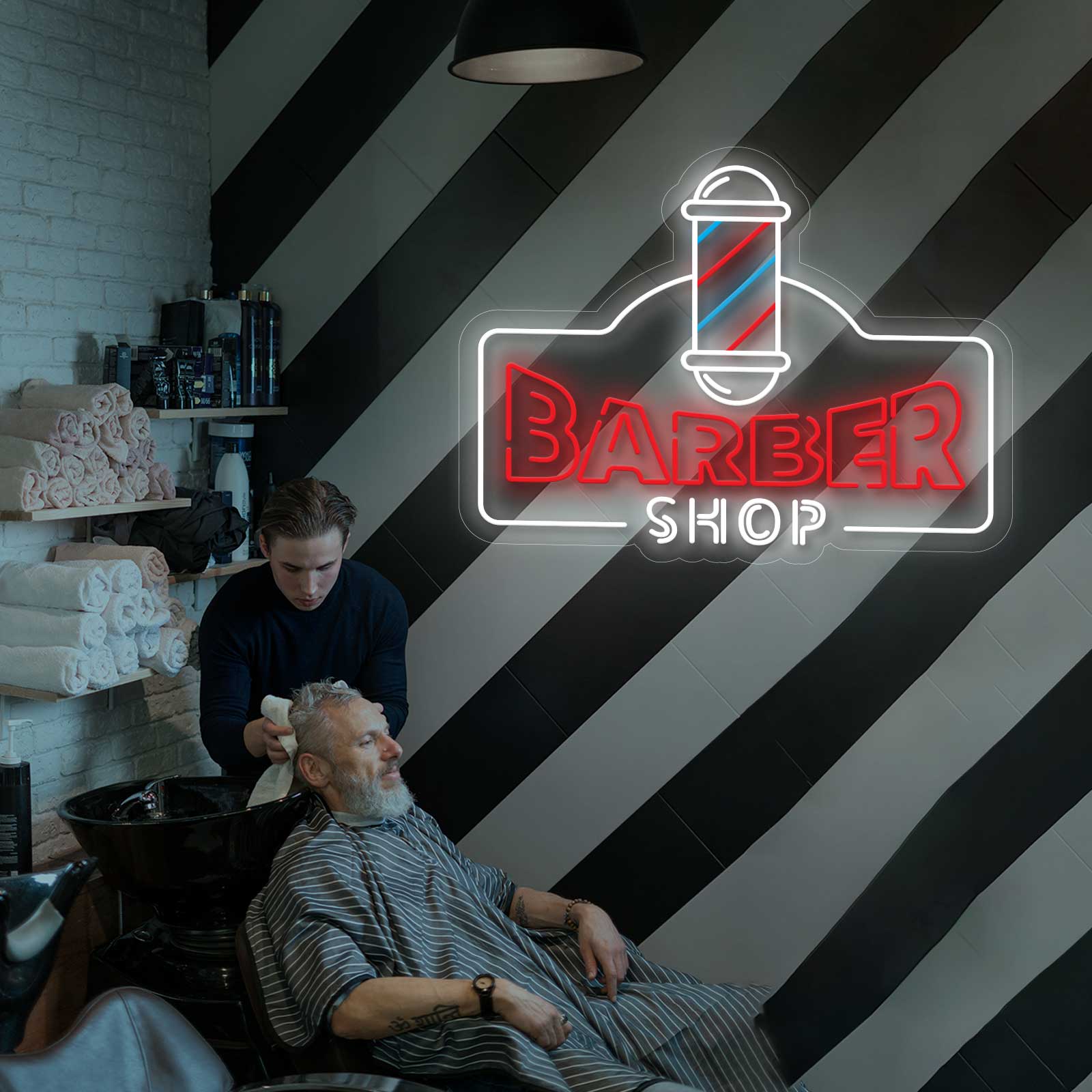 Barbearia Néon - Miniatura 1