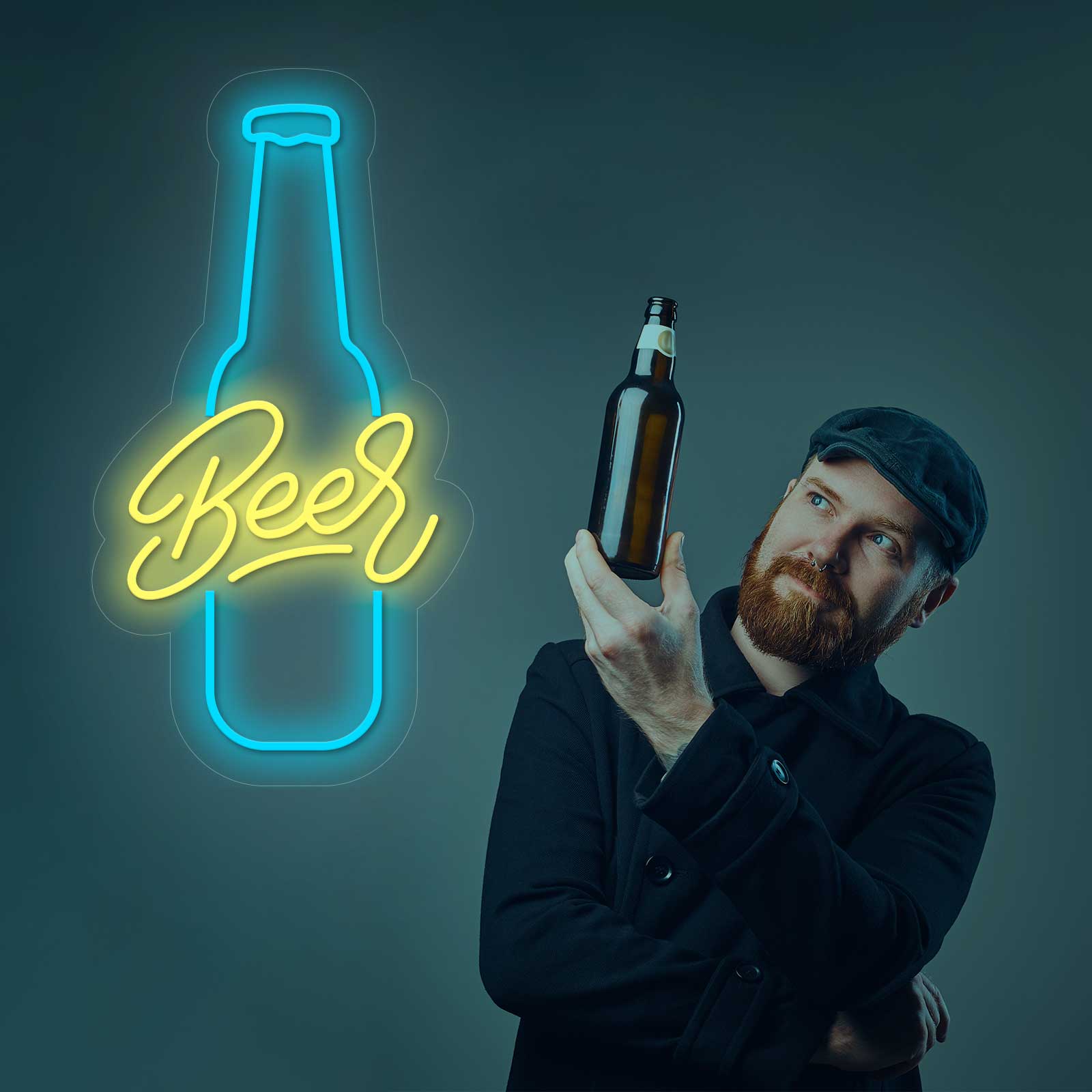 Bière Néon Bouteille - Miniature 1