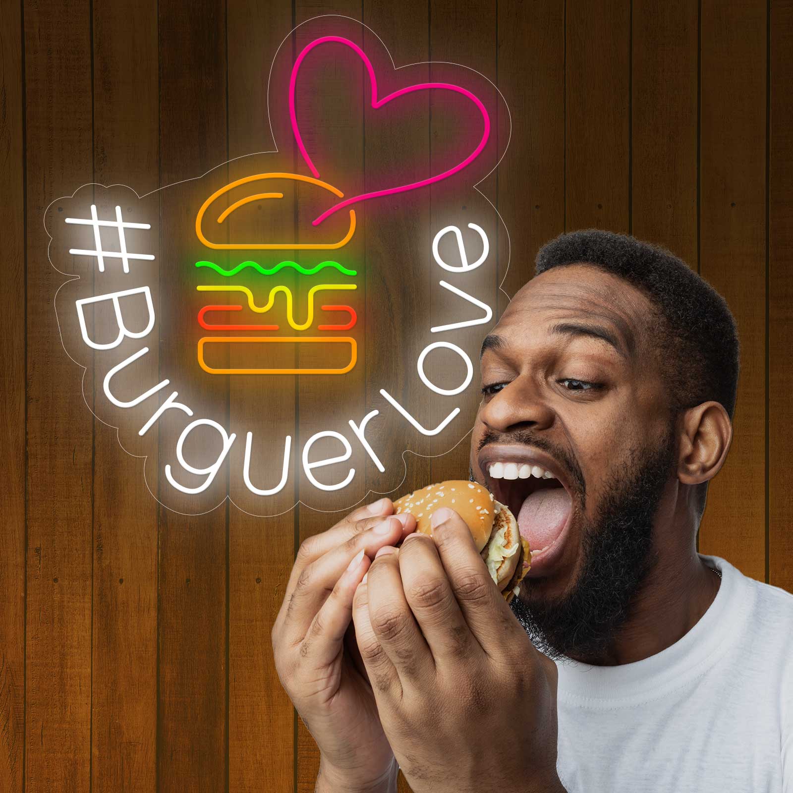 Néon #BurgerLove - Miniatura 1