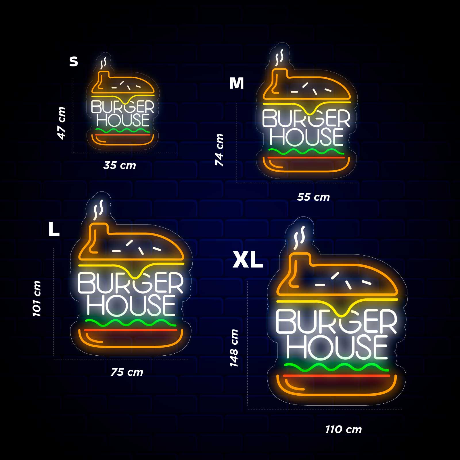 Maison Burger Néon - Miniature 4