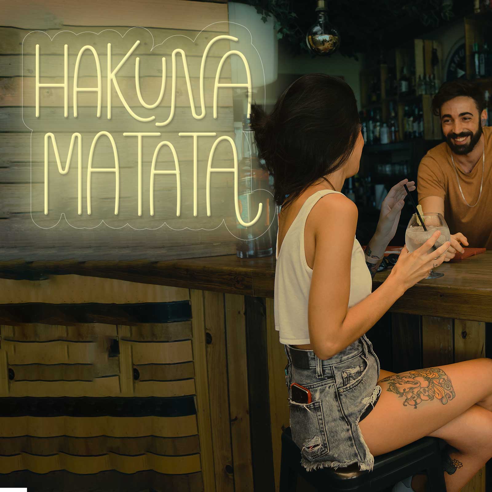 Néon Hakuna Matata - Miniatura 1