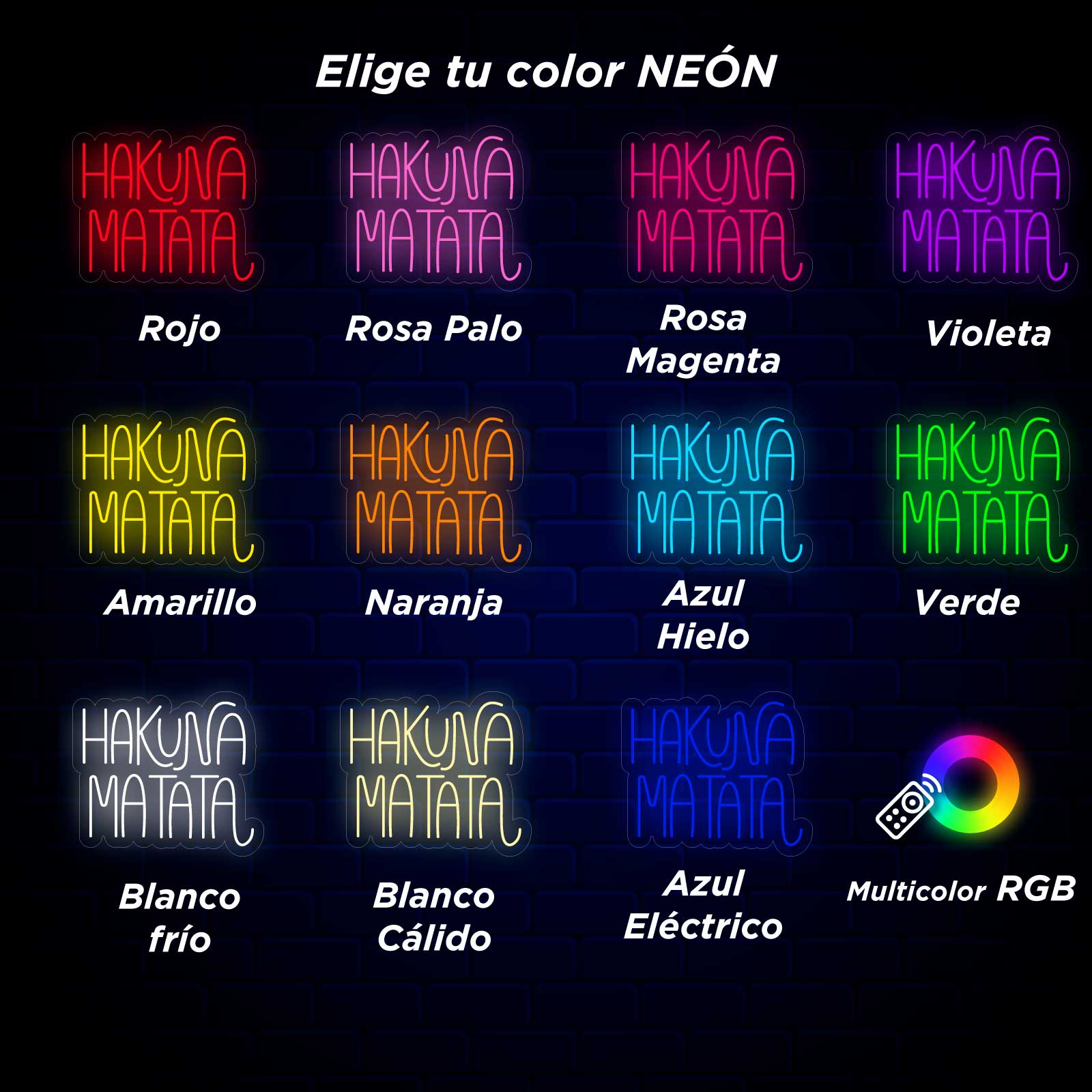 Néon Hakuna Matata - Miniatura 5