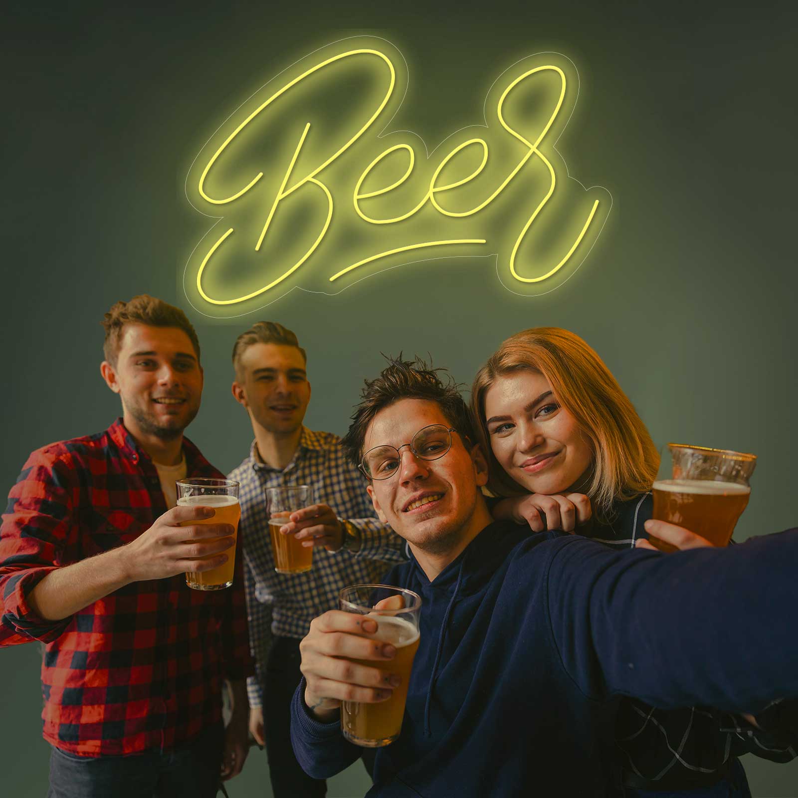 Letreiro Néon Cerveja - Miniatura 1