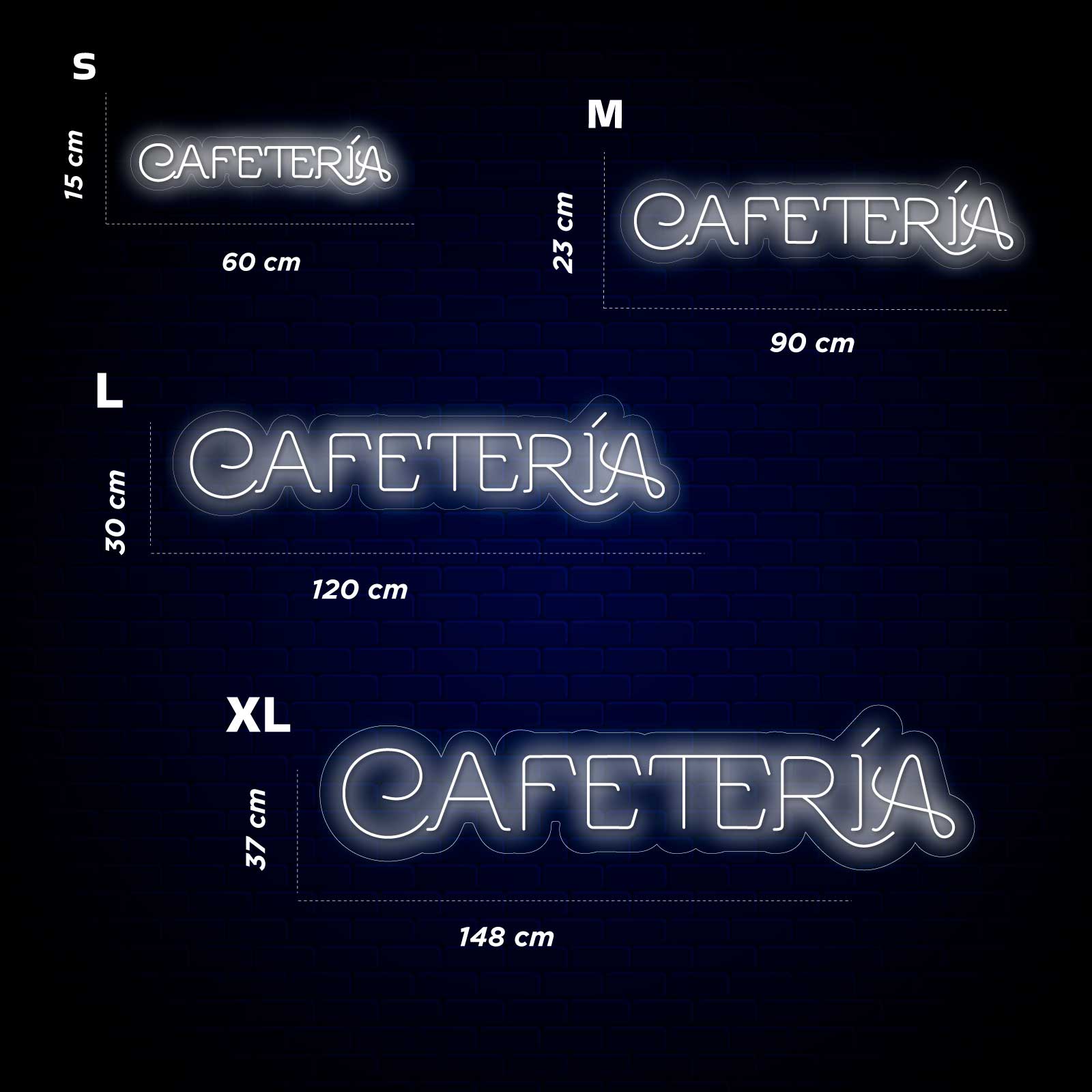 Letras Néon Cafetaria - Miniatura 4