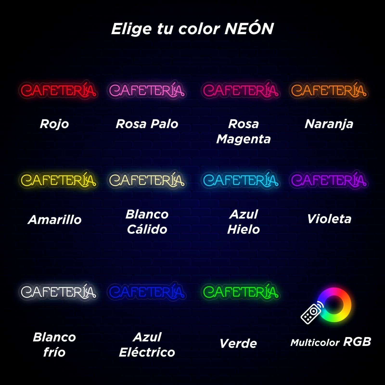 Letras Néon Cafetaria - Miniatura 5