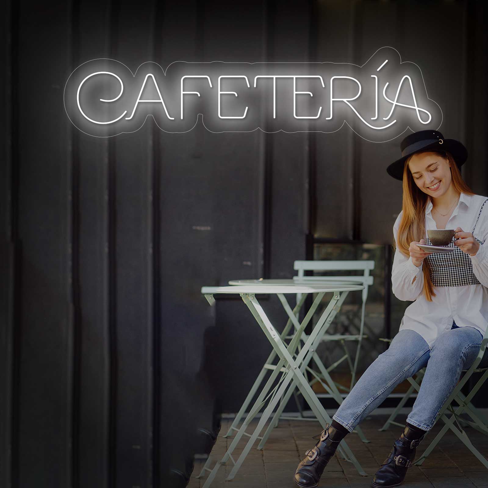 Letras Néon Cafetaria - Miniatura 1