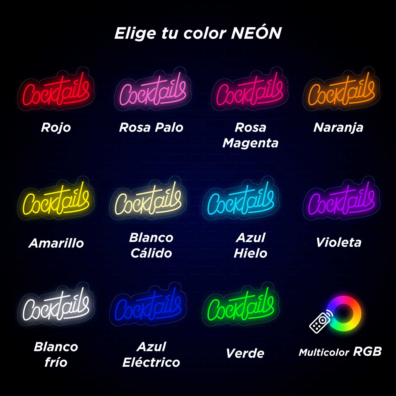 Letreiro Néon COCKTAILS - Miniatura 5