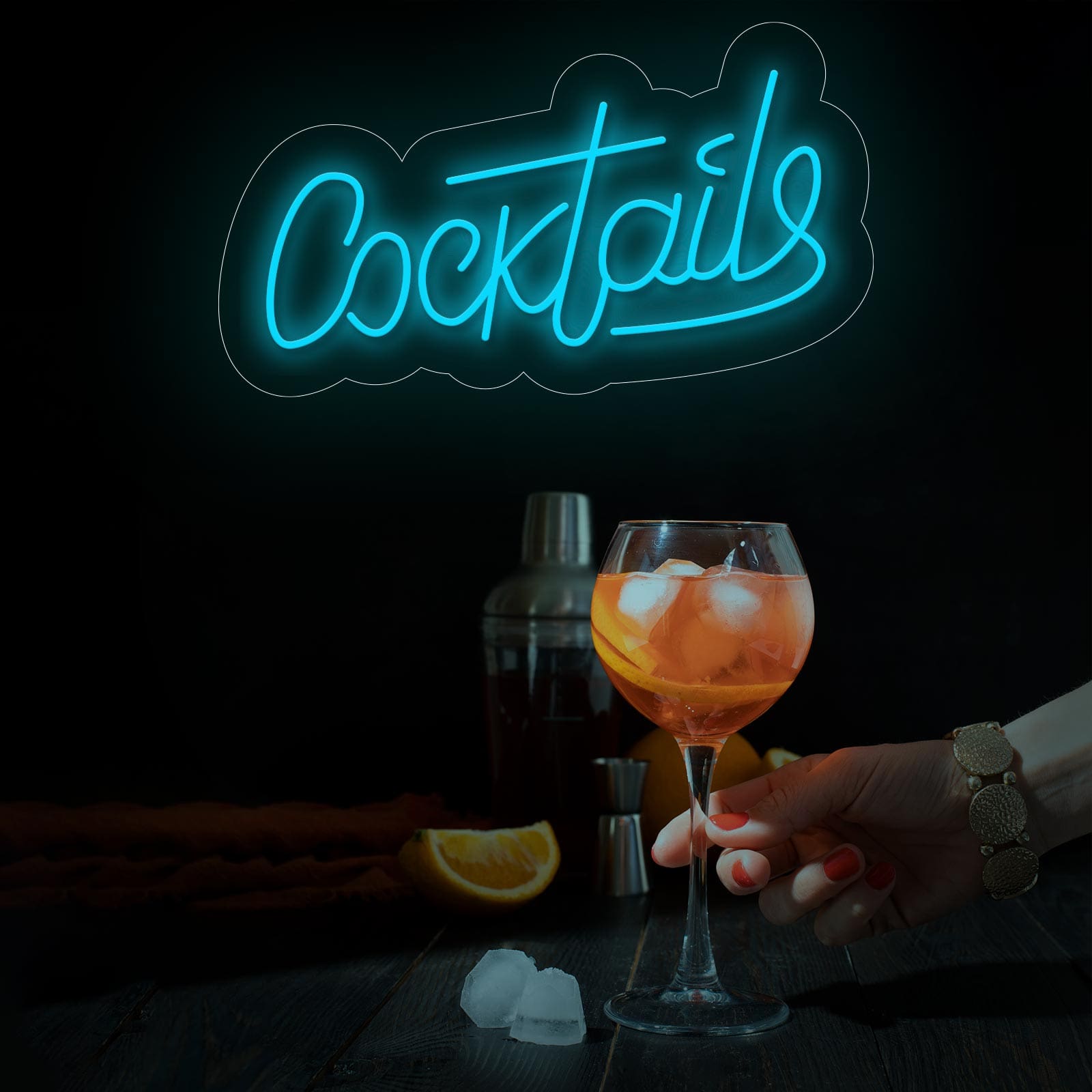 Letreiro Néon COCKTAILS - Miniatura 1