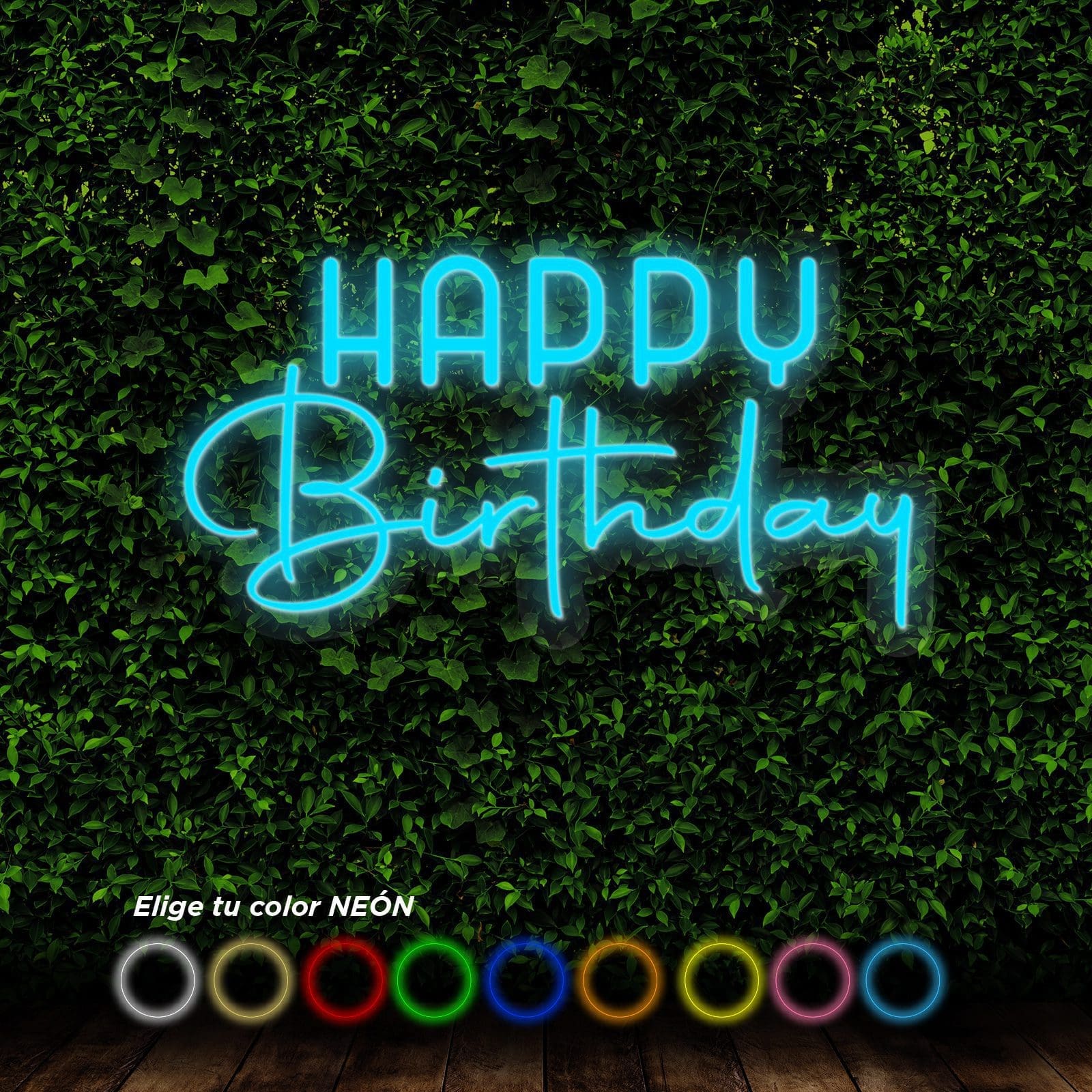Néon Happy Birthday - Miniatura 5