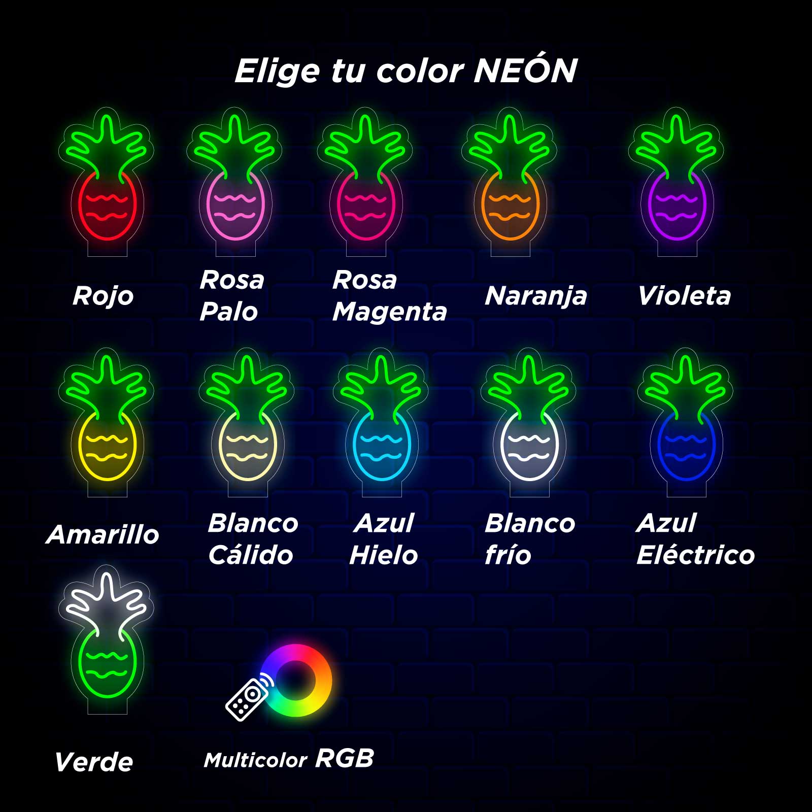 Neón Abacaxi - Miniatura 5