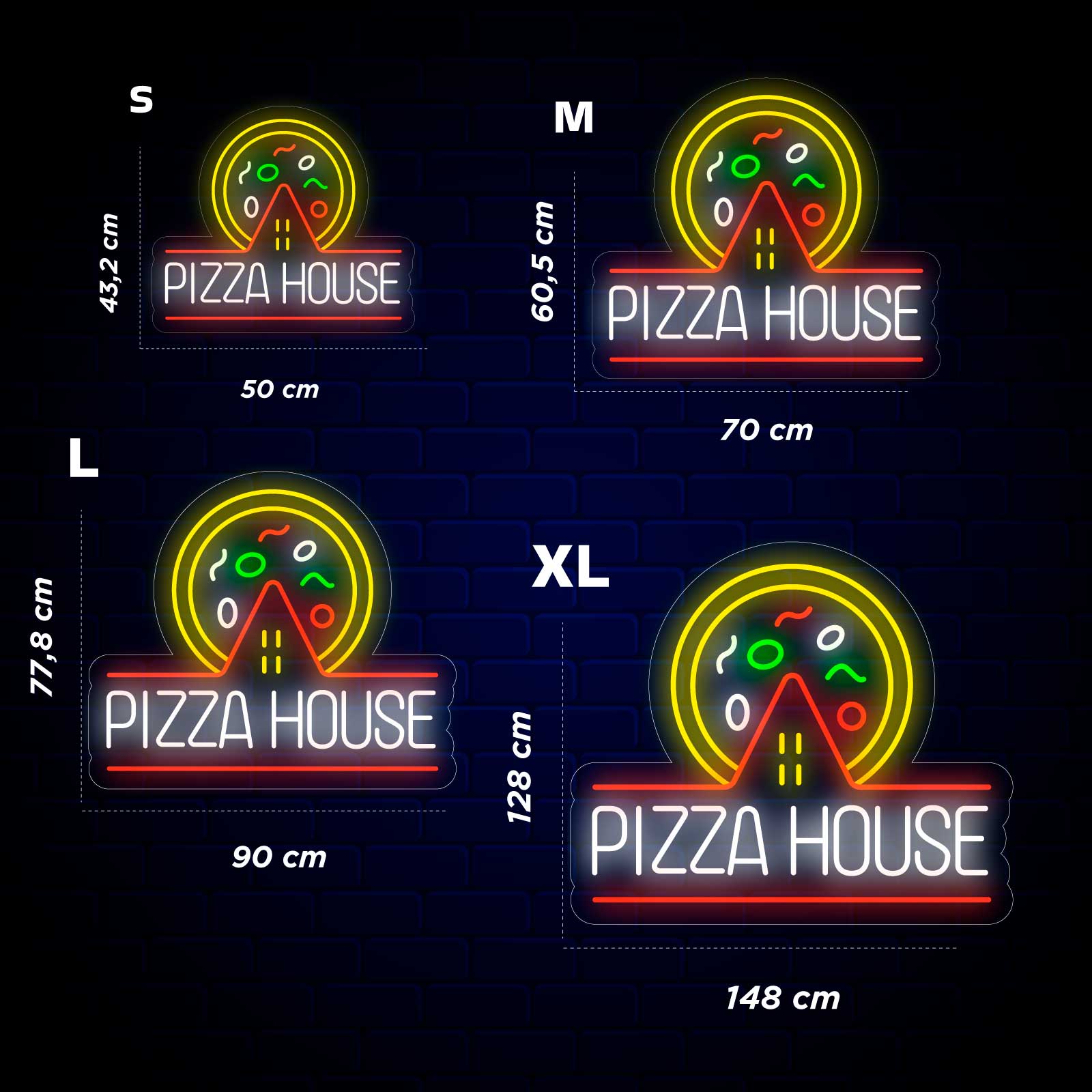 Casa de Pizza Néon - Miniatura 4