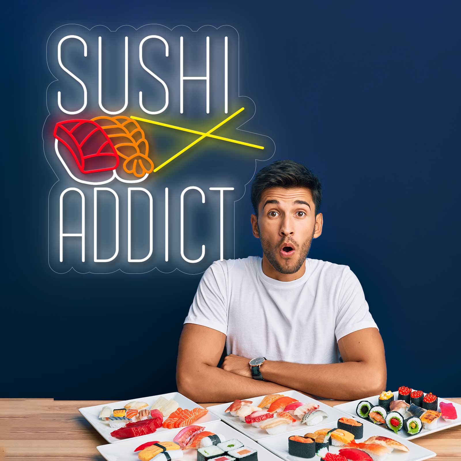 Viciado em Sushi Néon - Miniatura 1