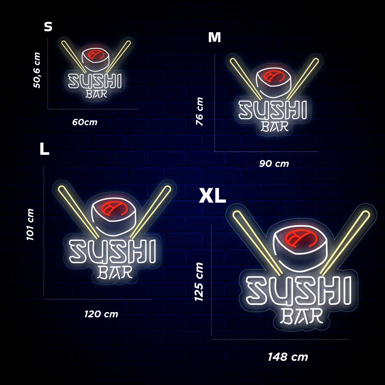 Bar de Sushi Néon - Miniatura 4