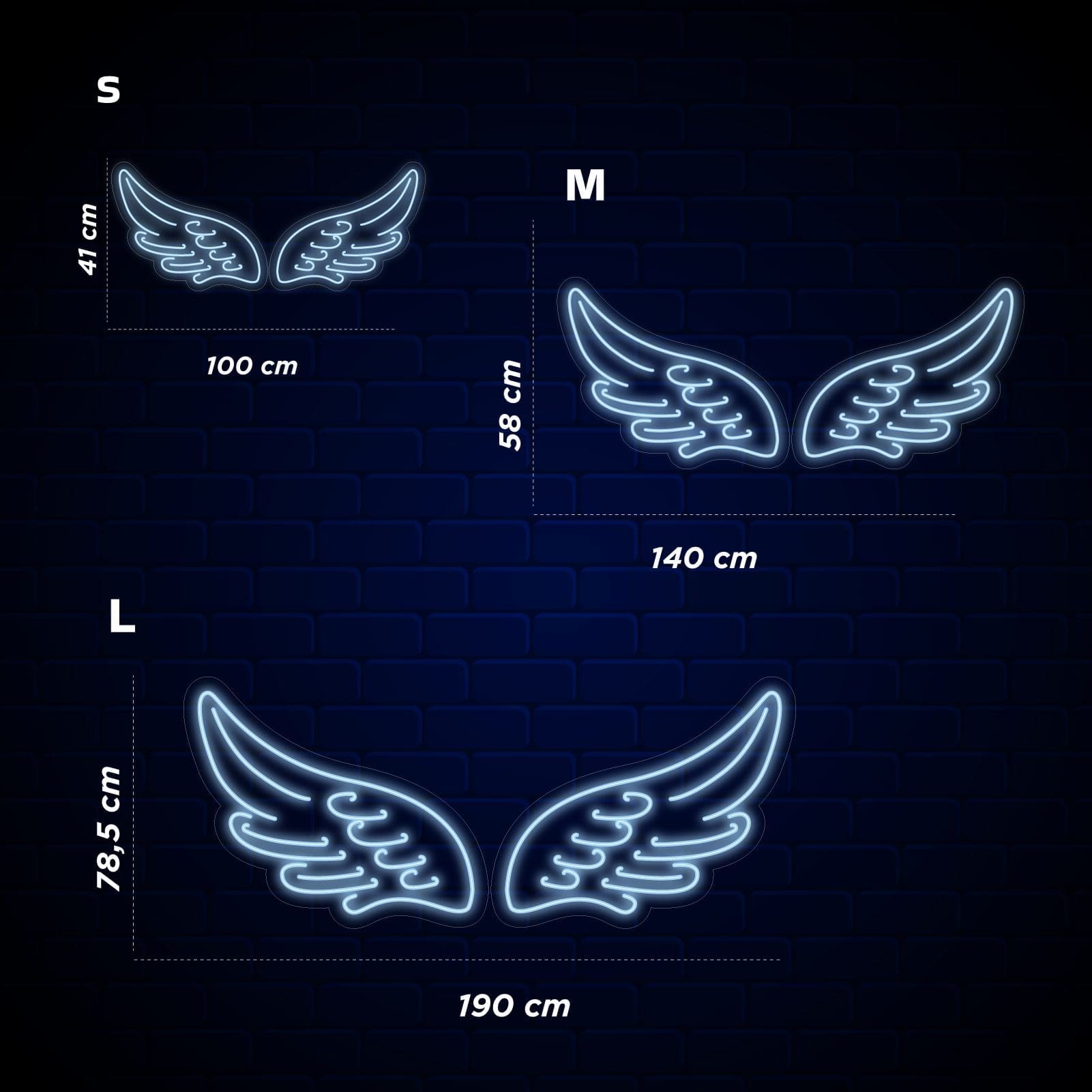 Letreiro Néon Asas de anjo - Miniatura 7