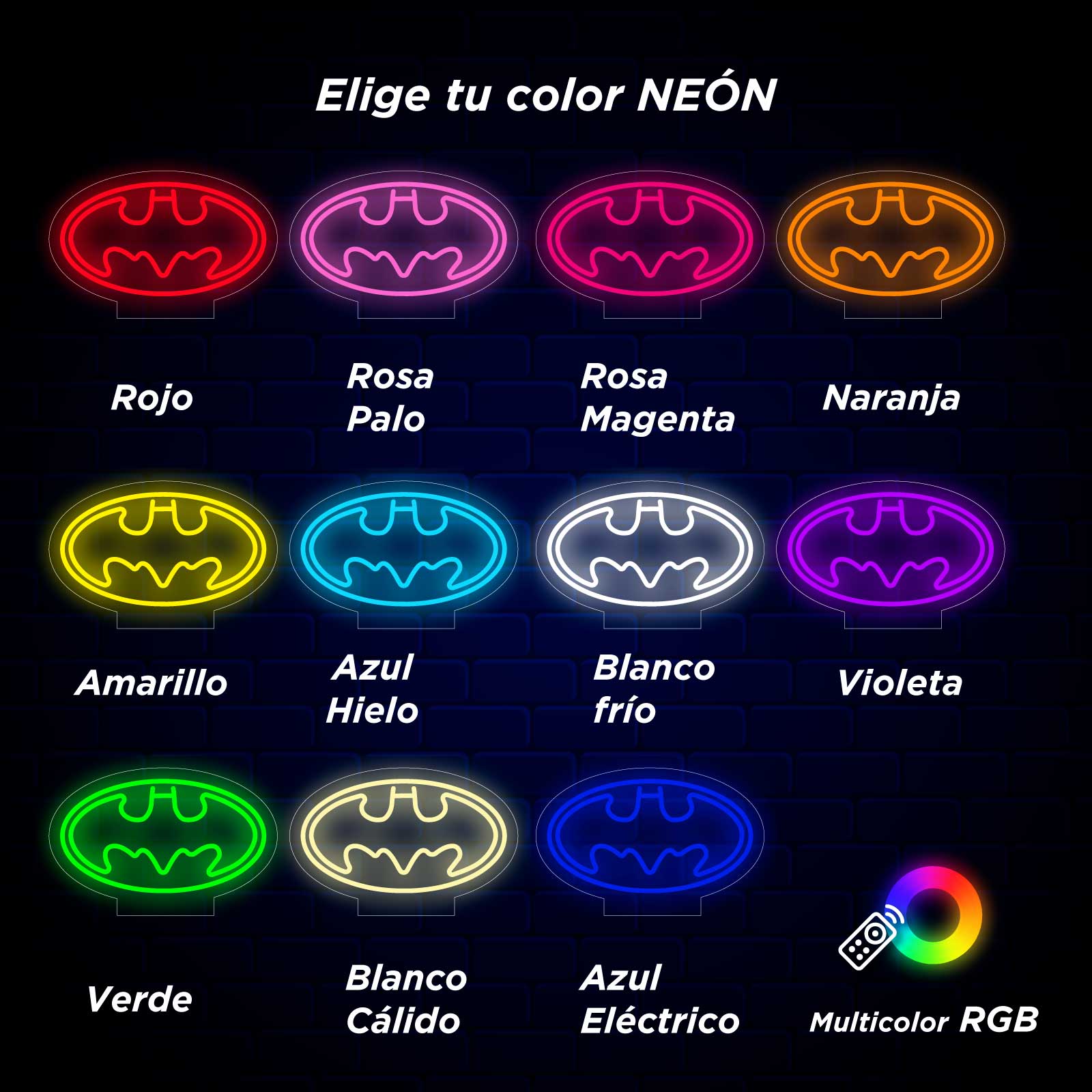 Néon Batman - Miniatura 5