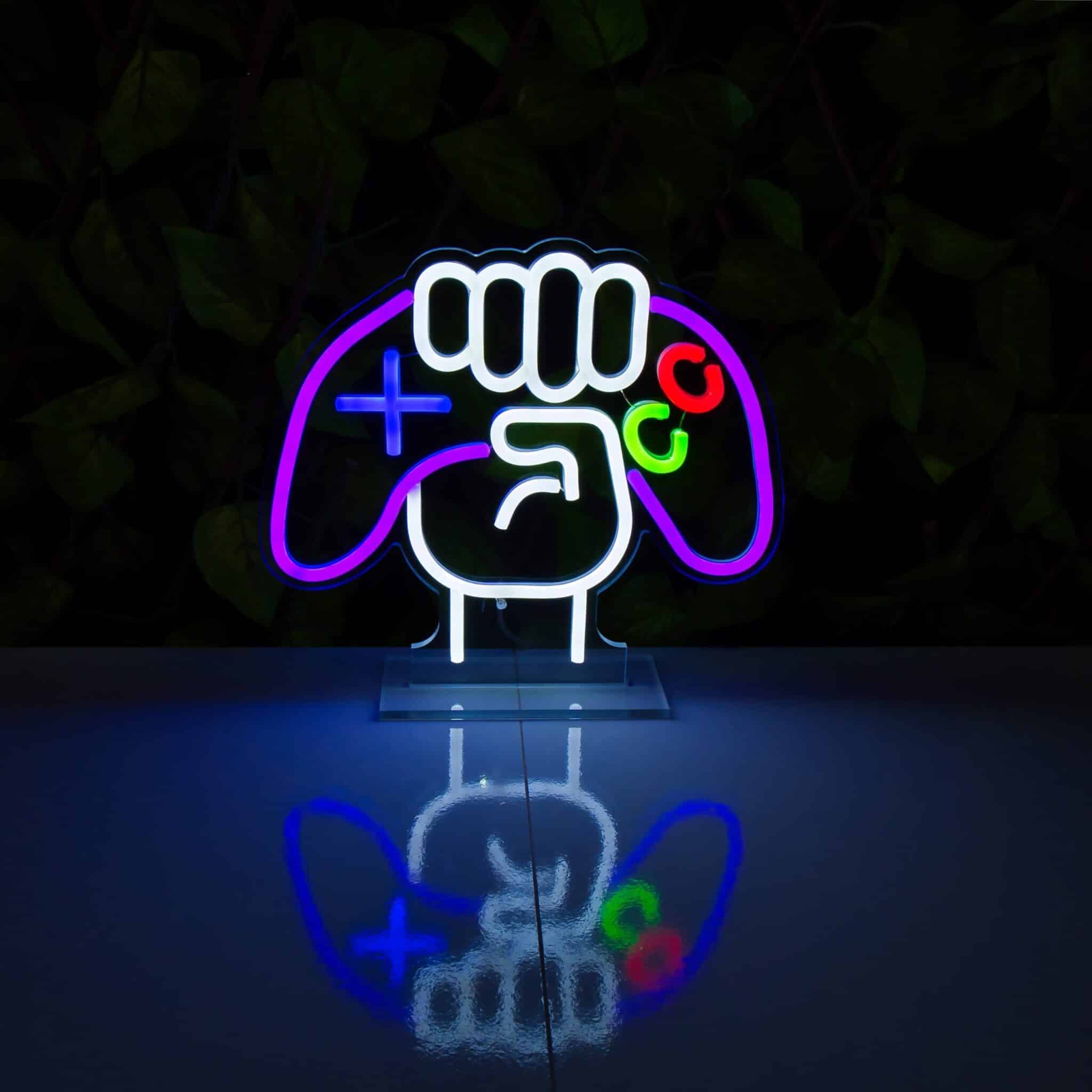 Lâmpada de Néon Comando Videojogos Gamer - Miniatura 1