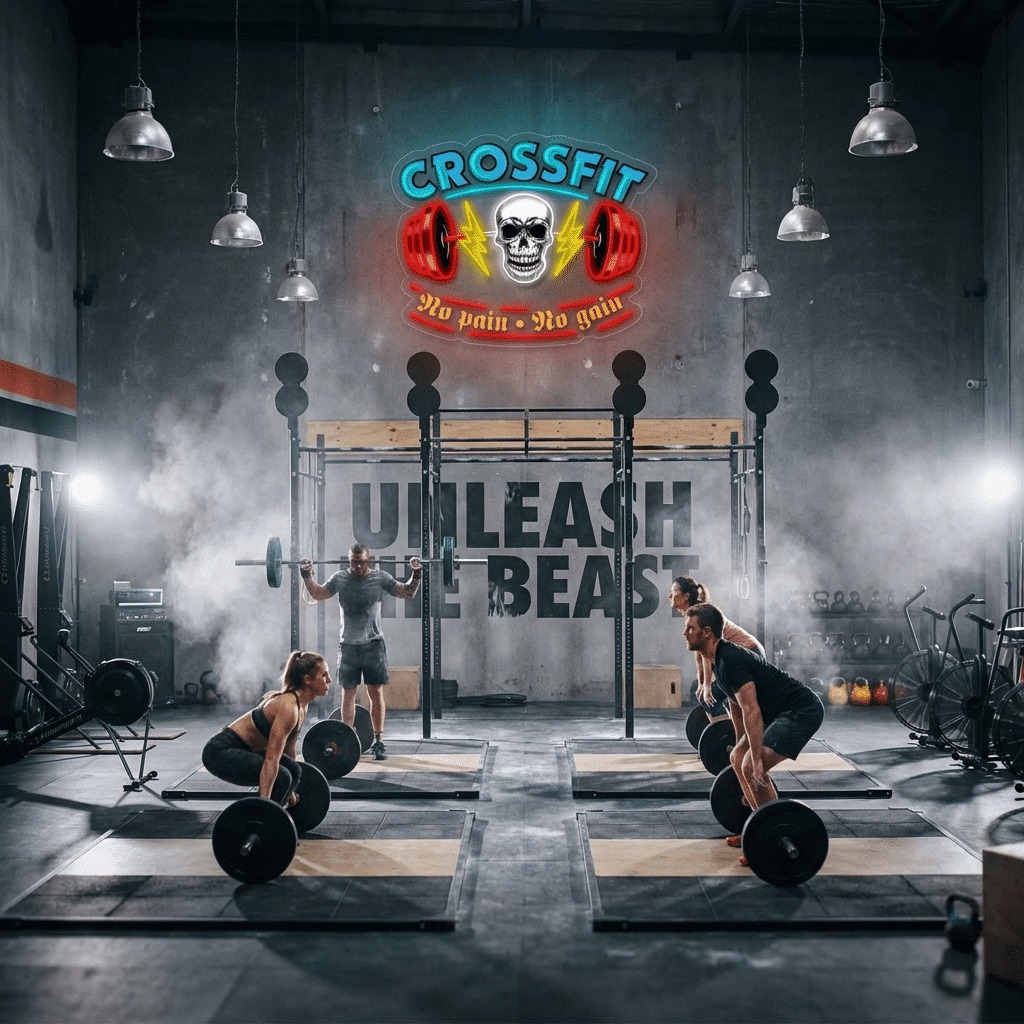 Enseigne Néon CROSSFIT - Miniature 2