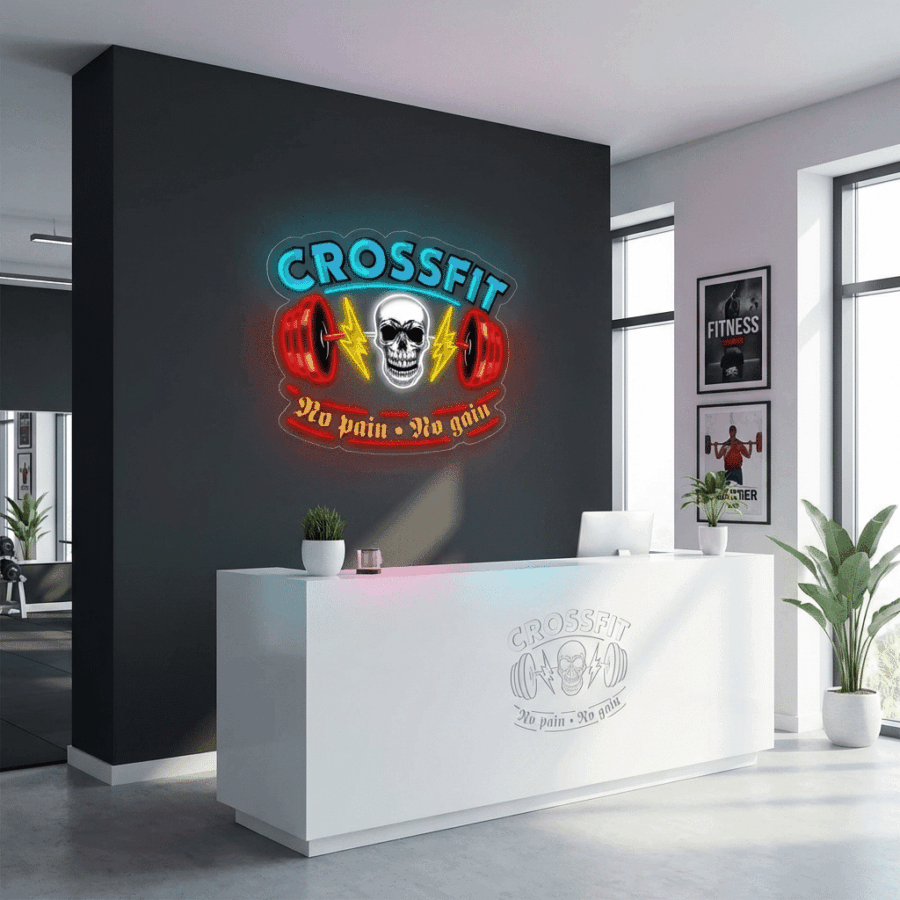 Enseigne Néon CROSSFIT - Vue 3
