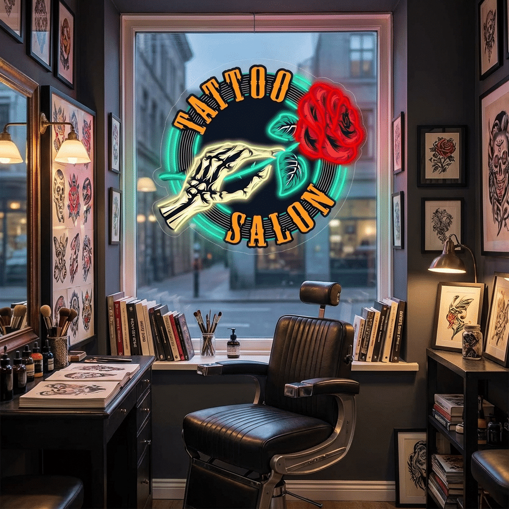 Quadro de Néon TATTOO SALON - Miniatura 3