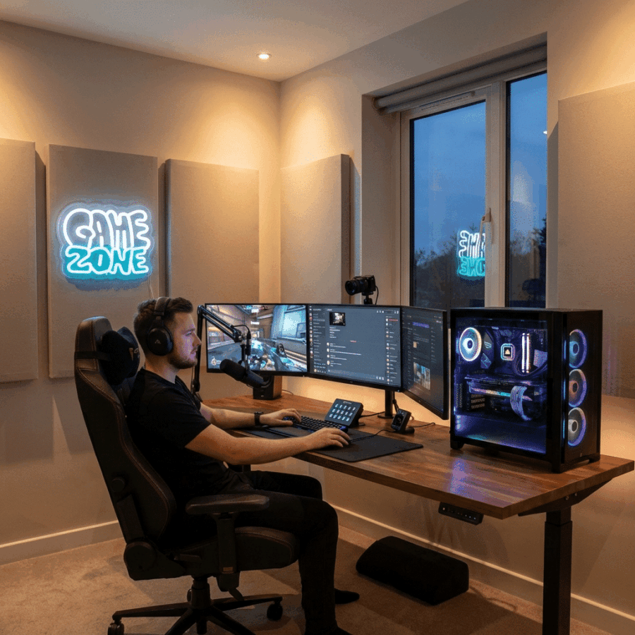 Lampe Néon Zone de Jeu - Vue 3