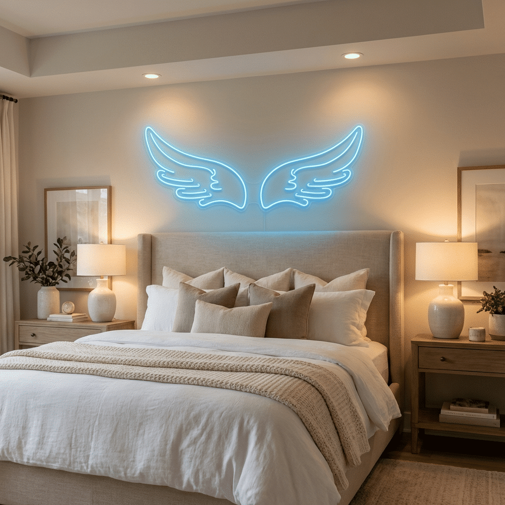 Letreiro Néon Asas de anjo - Miniatura 4